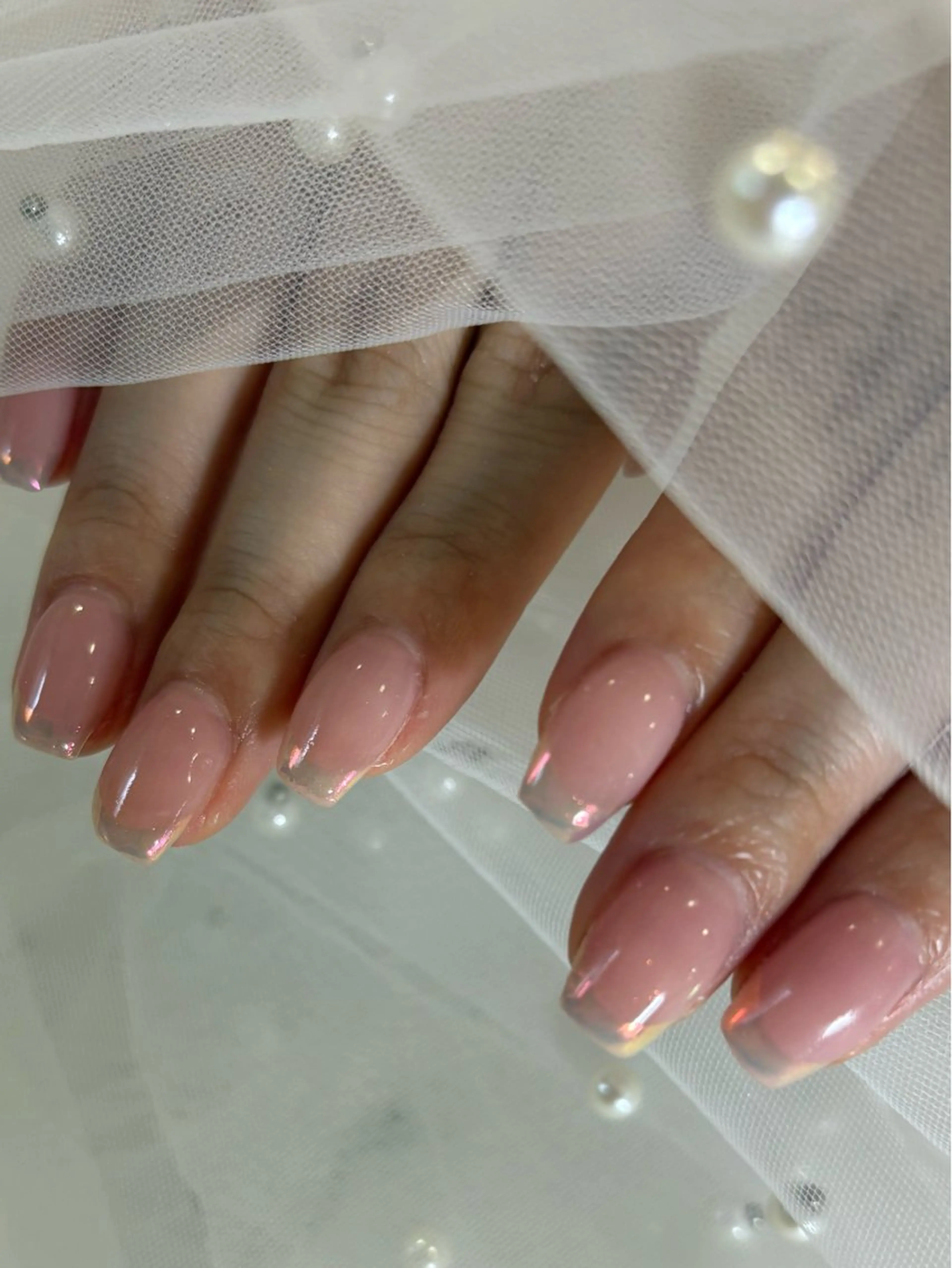 ミディアム ハンドネイル NAIL SALON FLOR所属・ワンホンネイル/ 韓国ネイルMAKIのネイルデザイン
