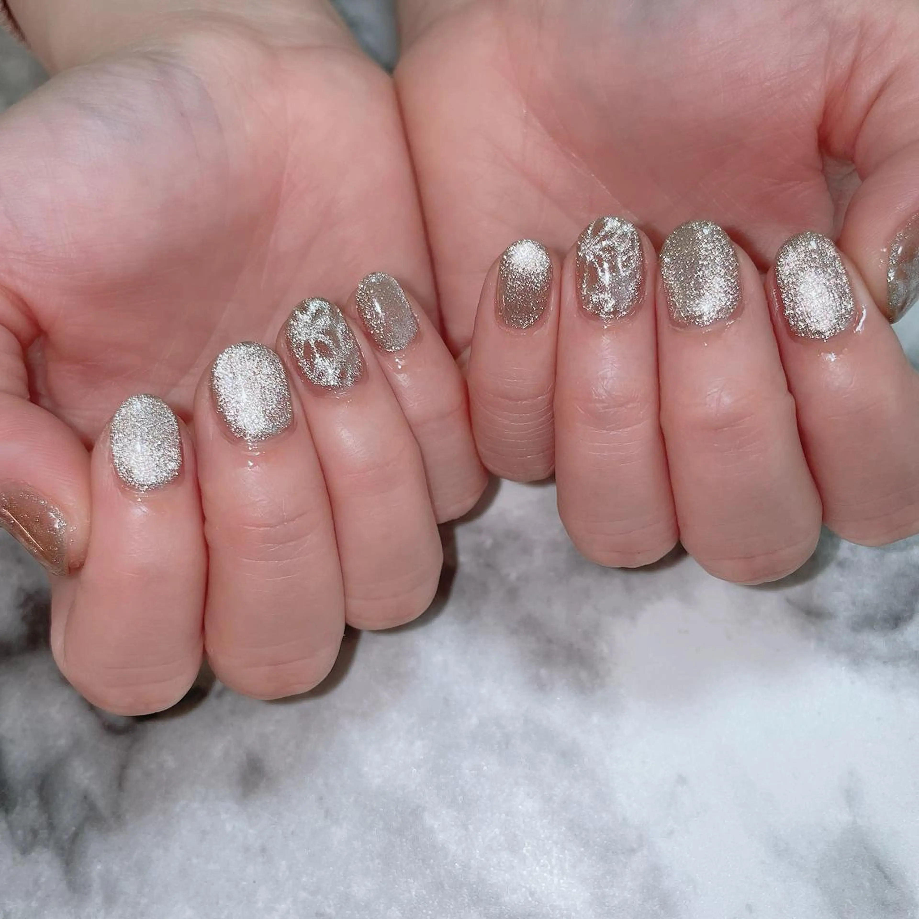 ネイル マグネットネイル ハンドネイル Kayo 💅のネイルデザイン