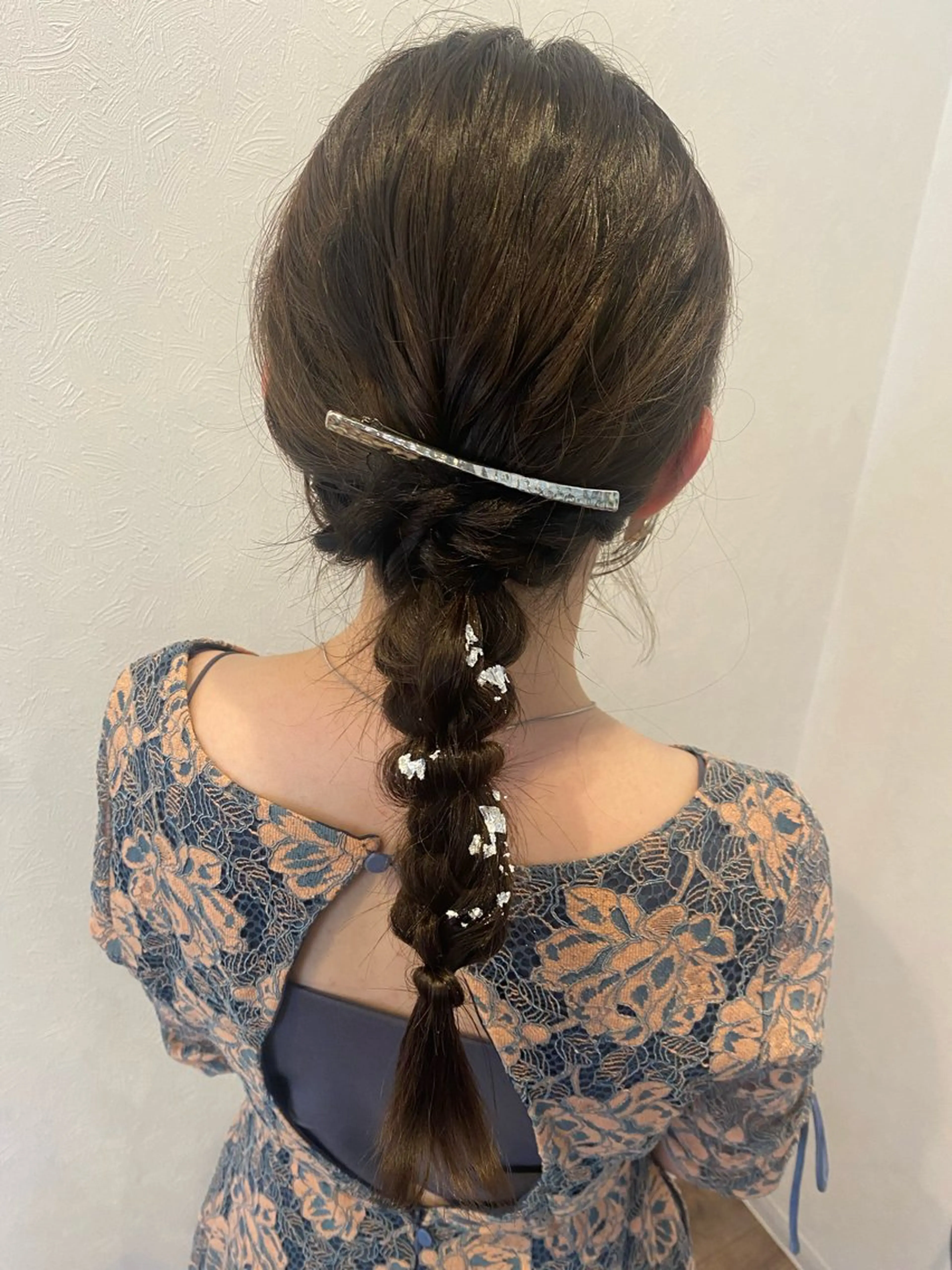 セミロング ヘアアレンジ ヘアセット 美容室Limb所属・髪質改善/縮毛/小林 水葵のヘアスタイル