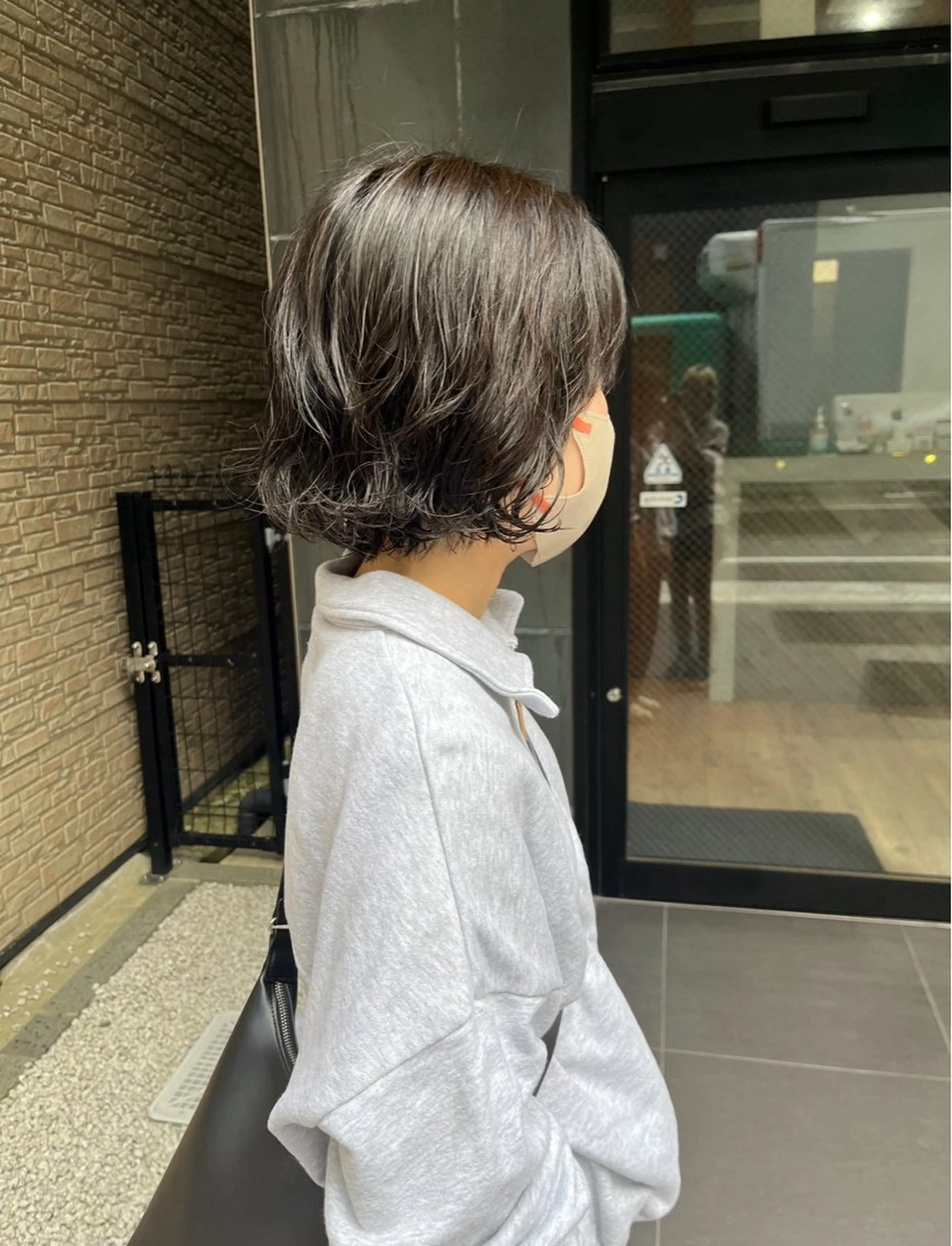 ショート パーマ ボブ 番匠 海遊のヘアスタイル