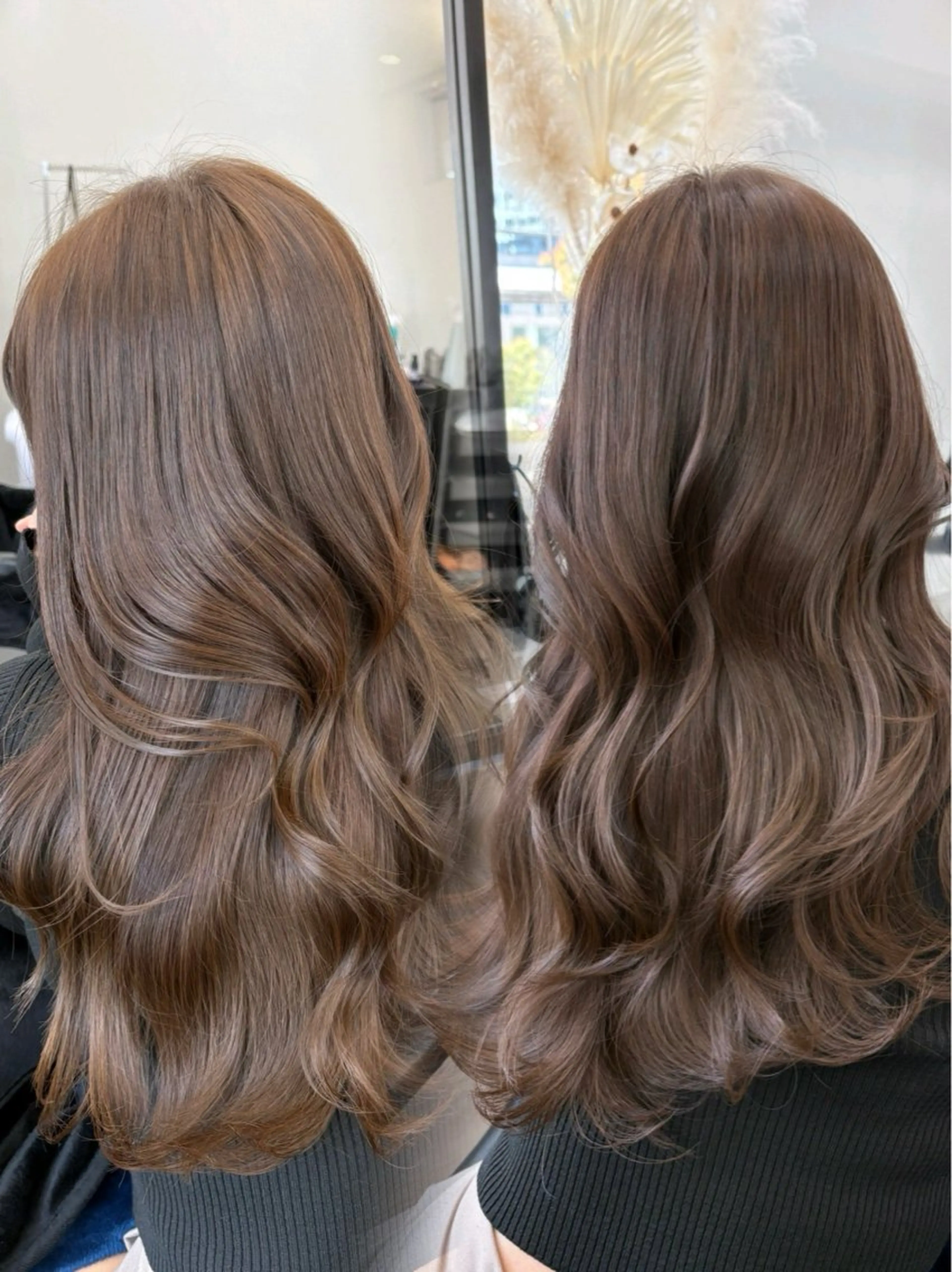 ロング カラー カット ヘアカラー トリートメント 堀江/透明感 ベージュ/白川幸太のヘアスタイル