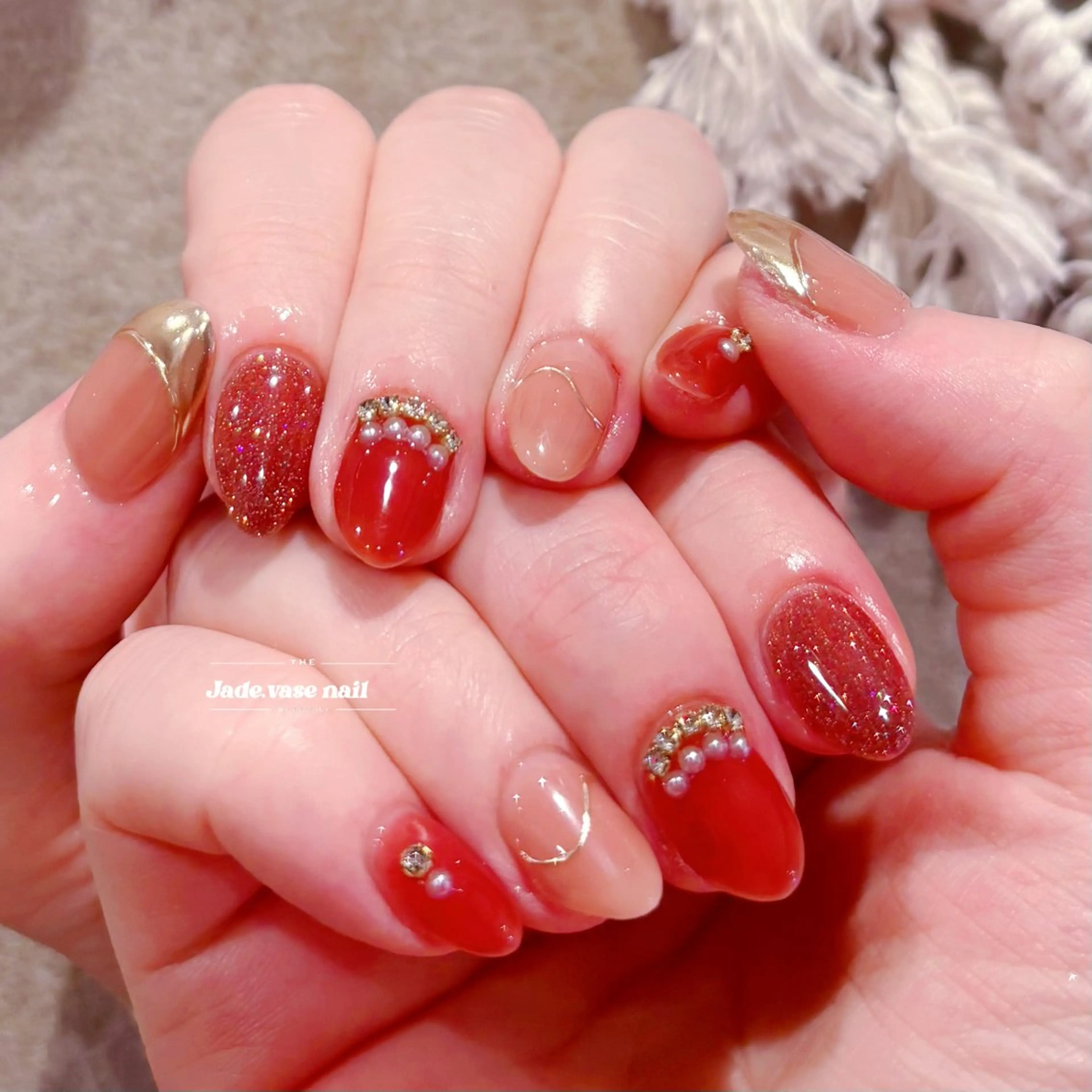 ネイル ハンドネイル ✰Jade.vase 银座のネイルデザイン