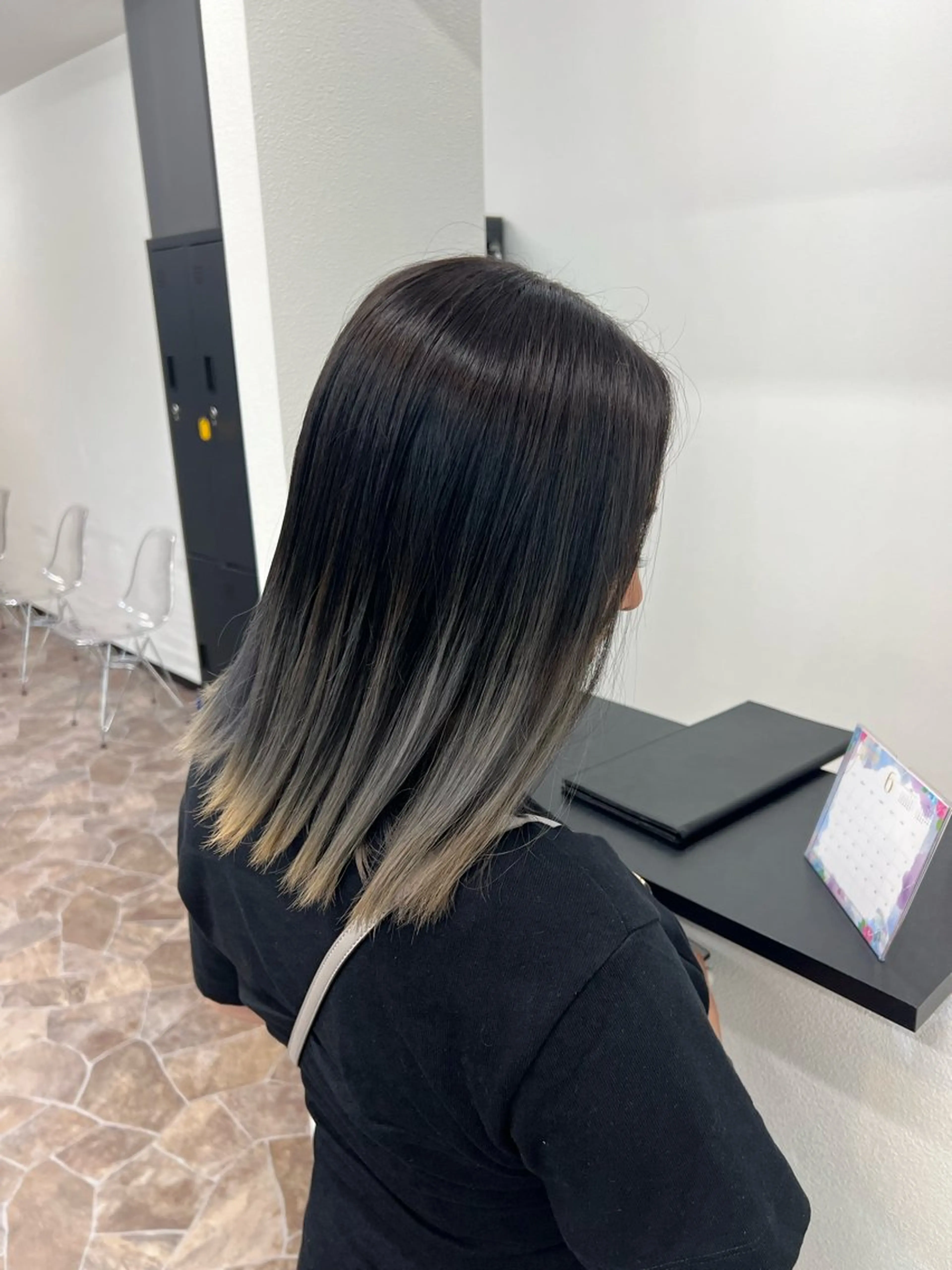 ミディアム 藤本 翔己のヘアスタイル