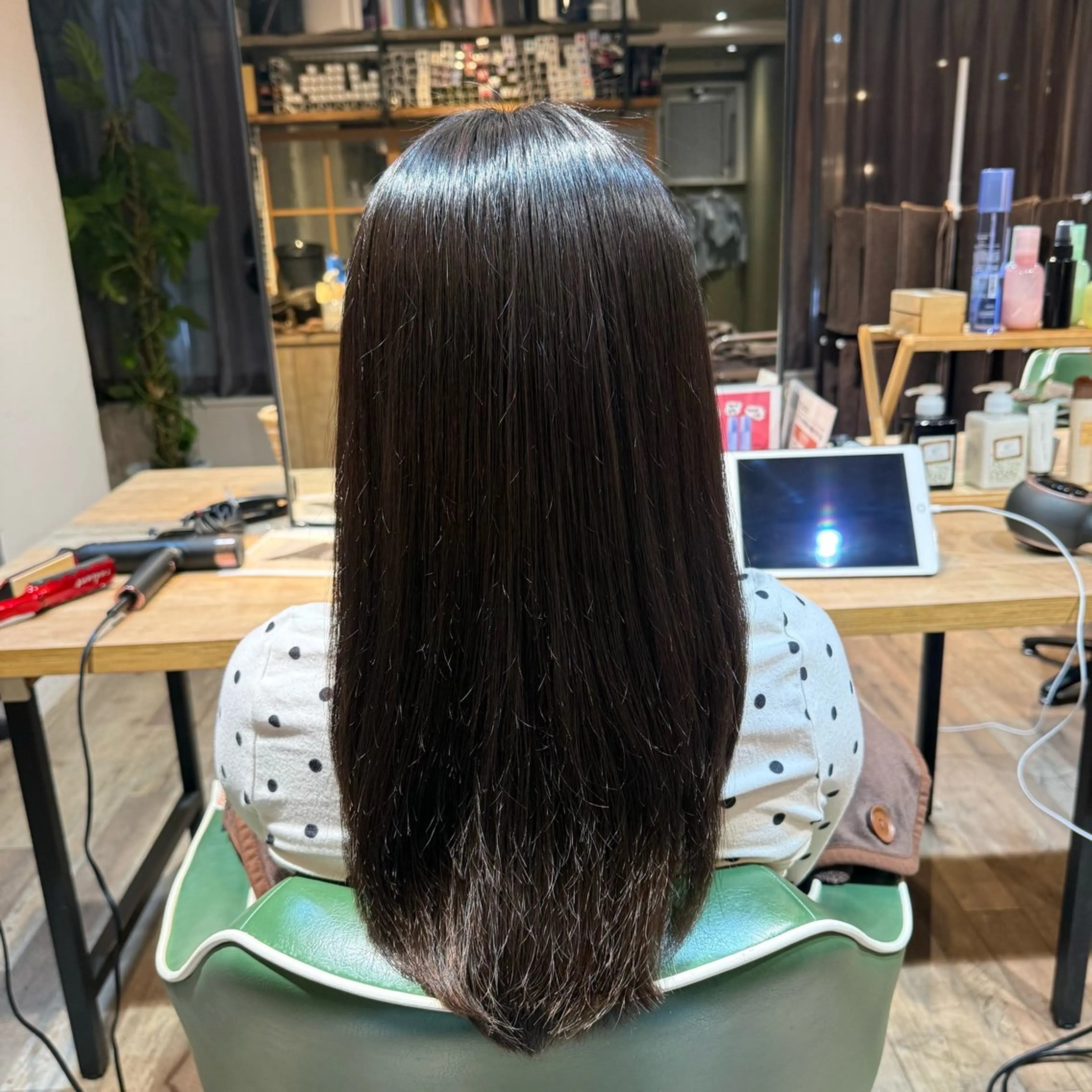 セミロング 縮毛矯正 トリートメント ✵ ✯MOMOKA✯ ✵のヘアスタイル