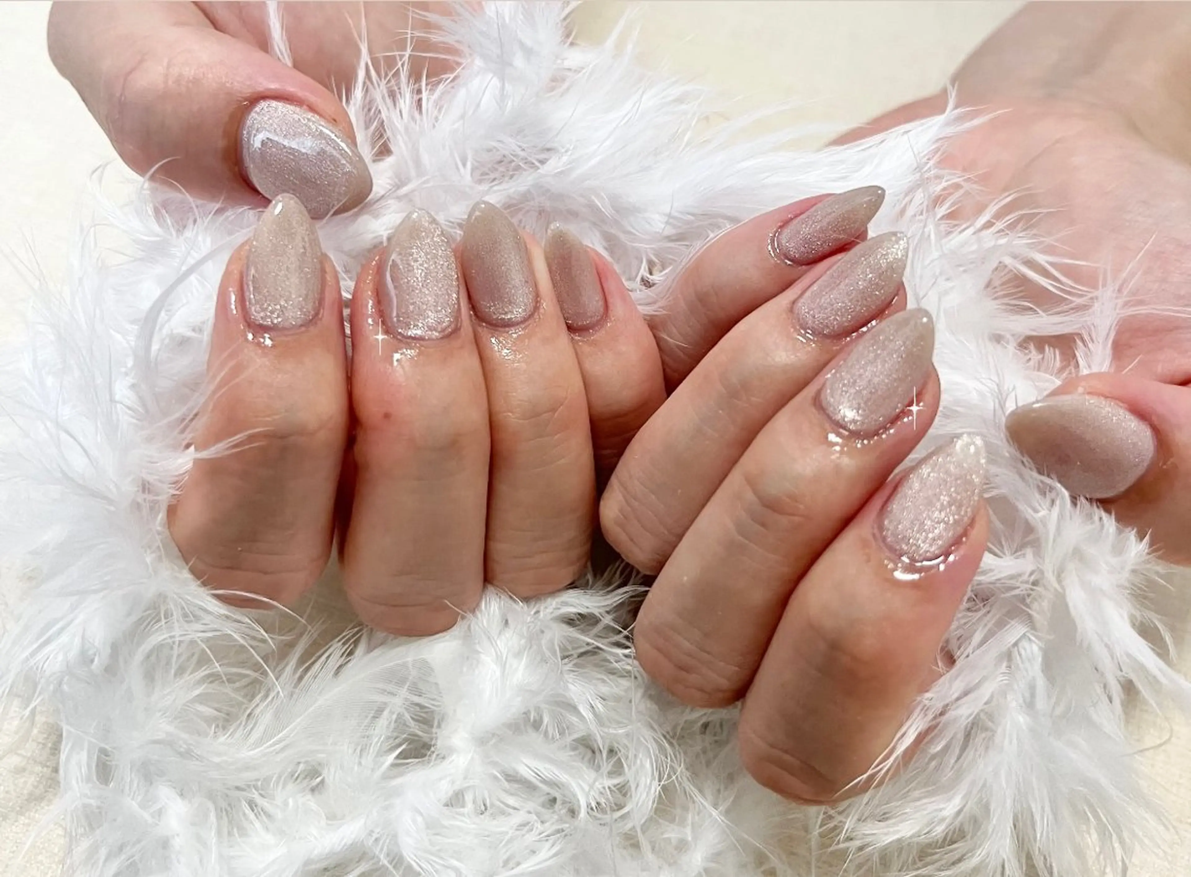 ネイル マグネットネイル ハンドネイル わたなべ さやかのネイルデザイン