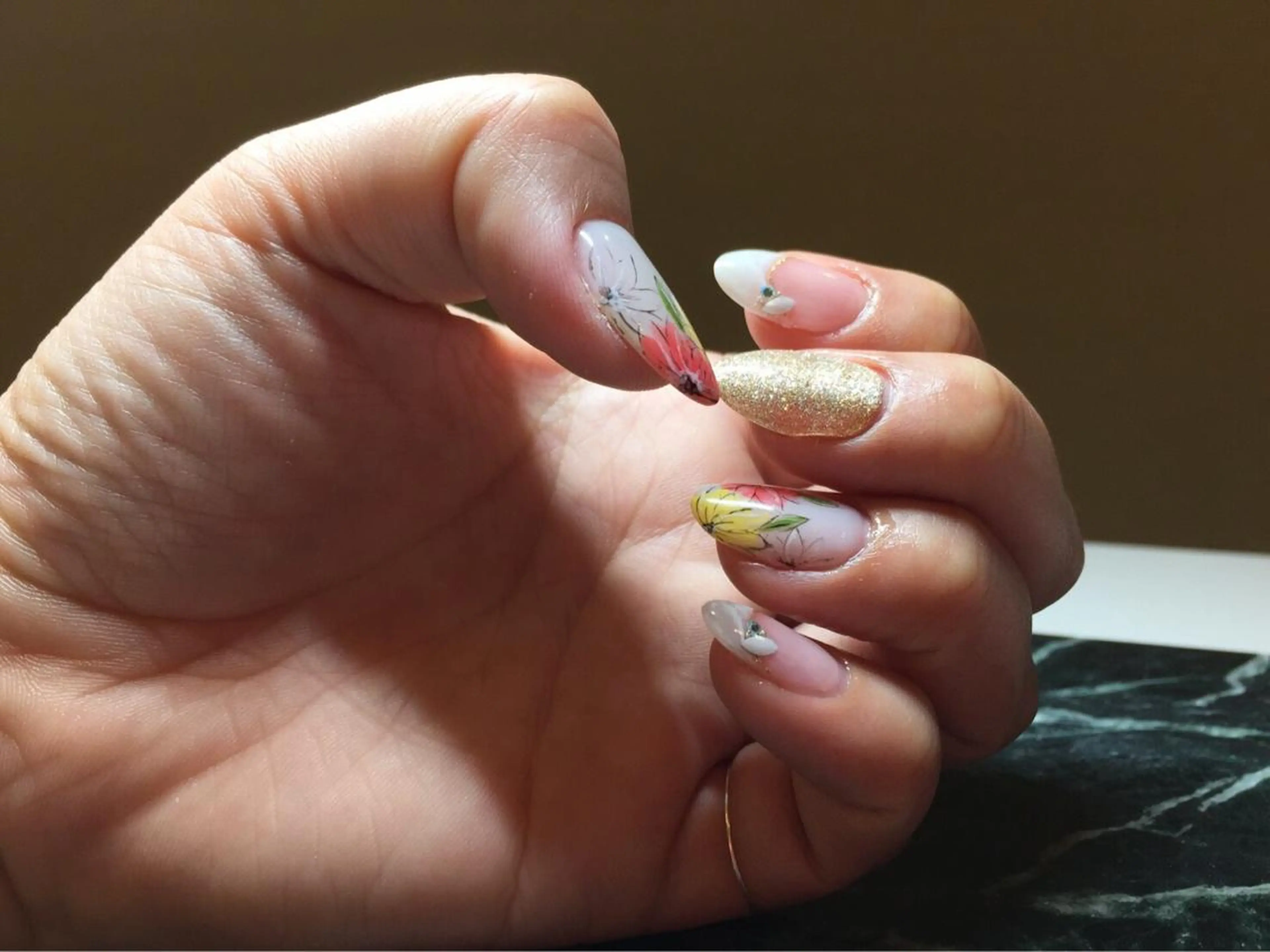 ネイル アートネイル フラワーネイル TheNext kitahorieのネイルデザイン