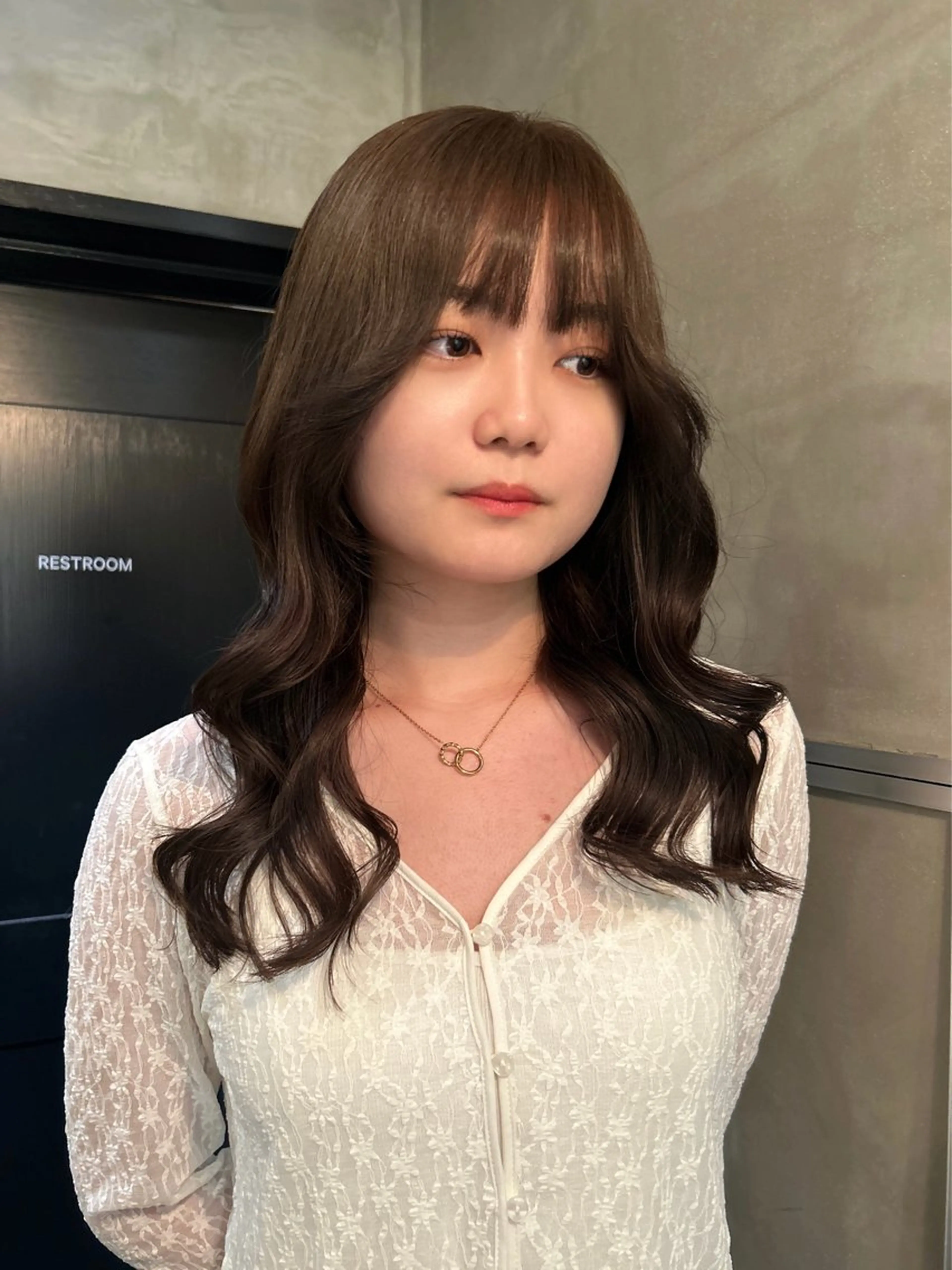 セミロング カラー ブリーチ ダブルカラー ブリーチなしカラー ヘアカラー トリートメント デザイン/アレンジ ❤︎イシイレイのヘアスタイル