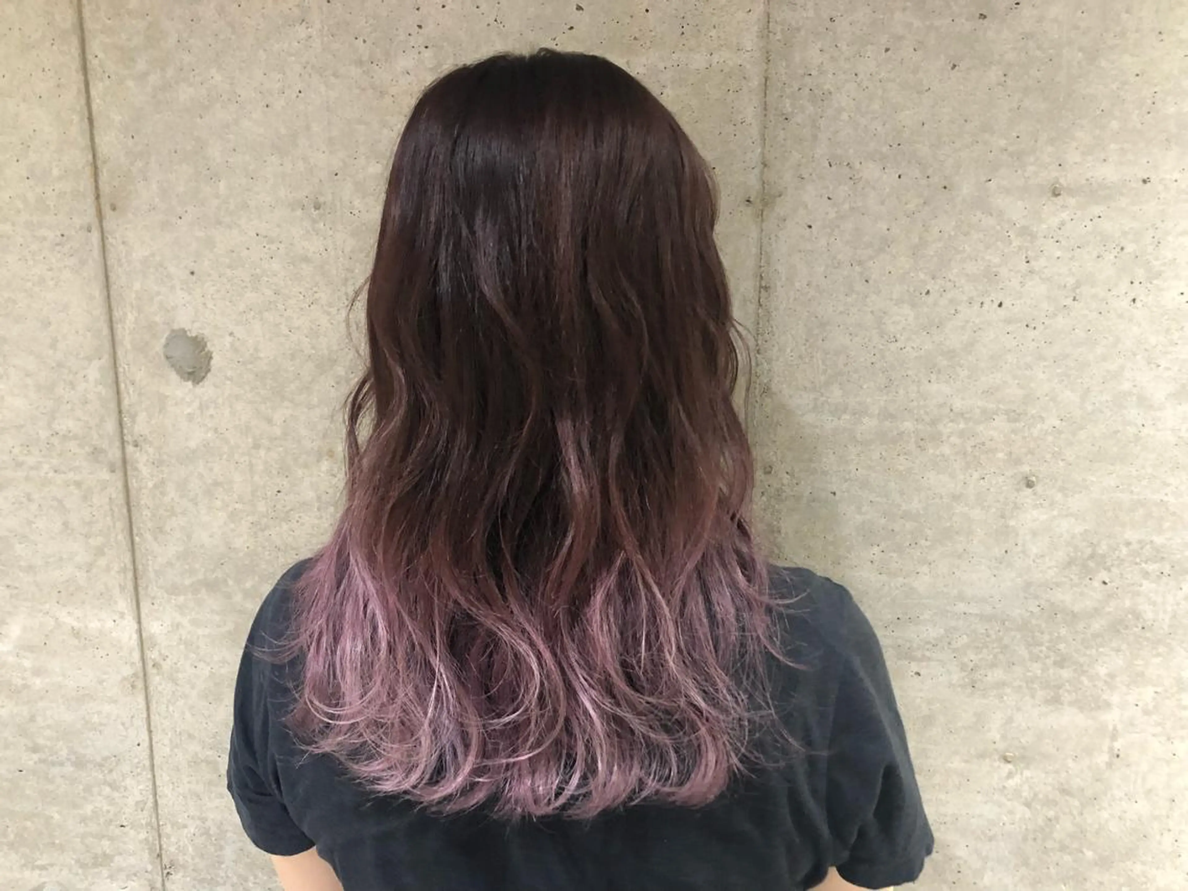ミディアム カラーモデル募集中 美容室ハピスのヘアスタイル
