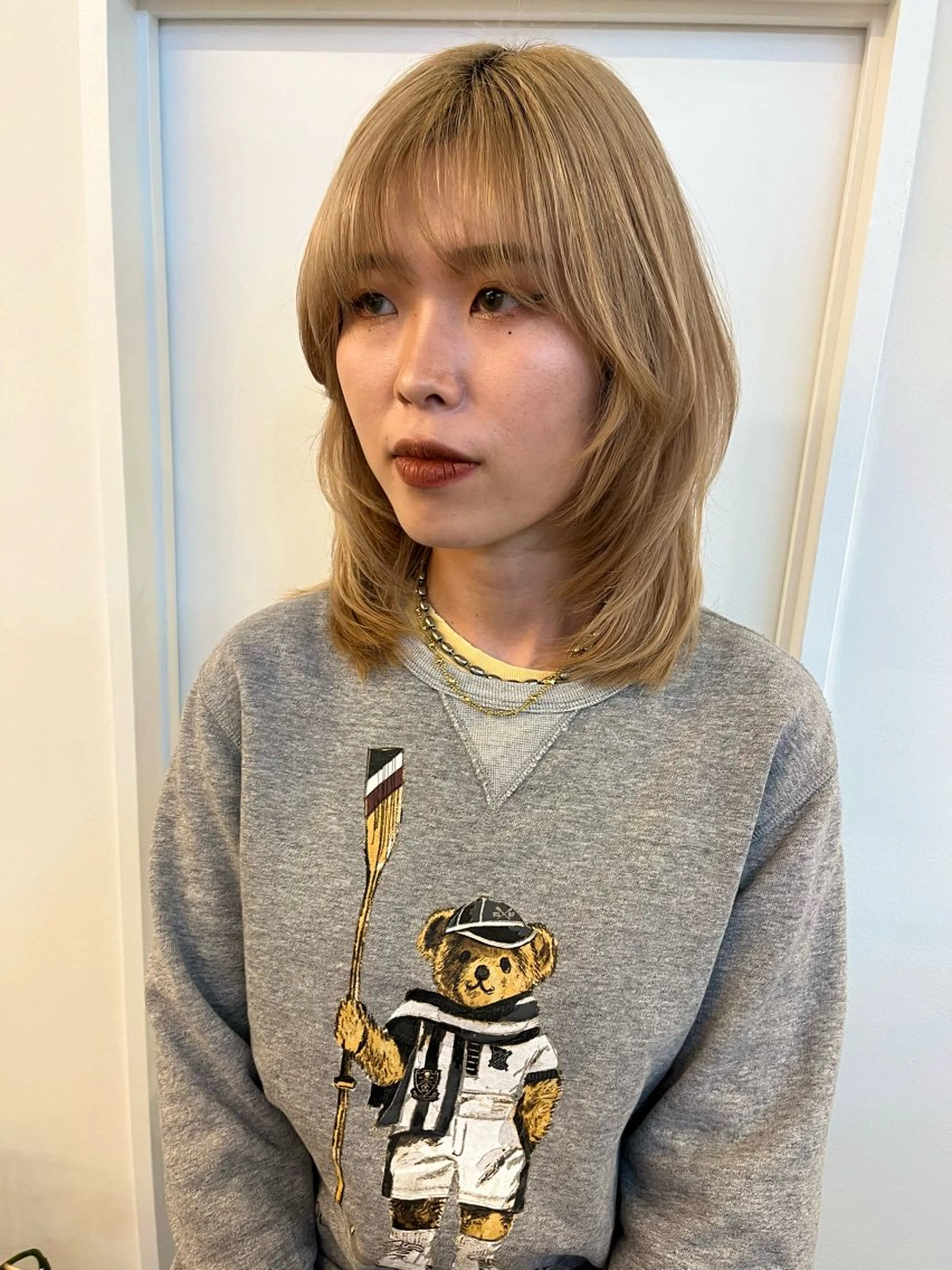 ミディアム レイヤーカット/韓国 ヘア/ honokaのヘアスタイル