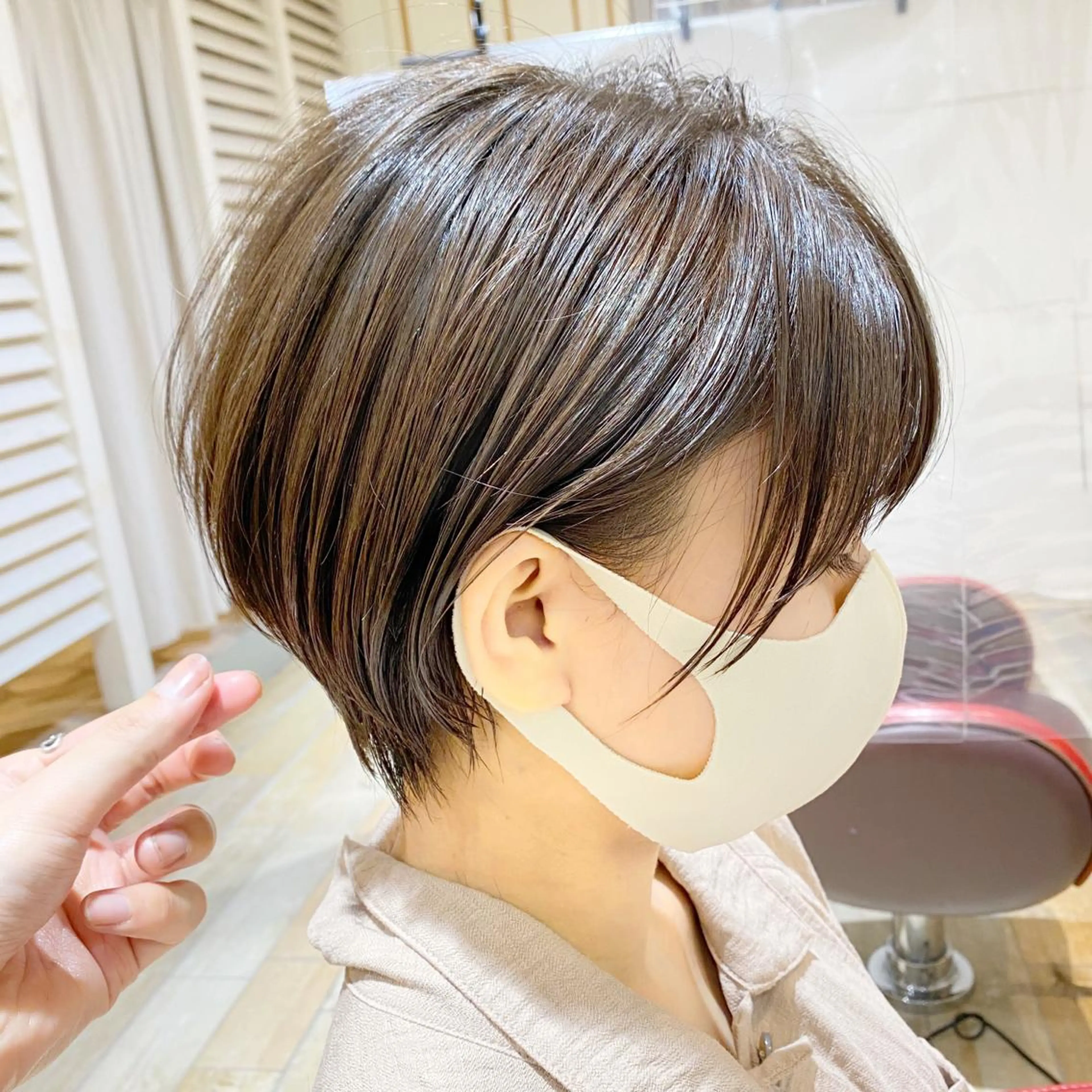 ショート カット ヘアカラー トリートメント パーソナルカラー骨格 顔タイプ 小幡のその他イメージ