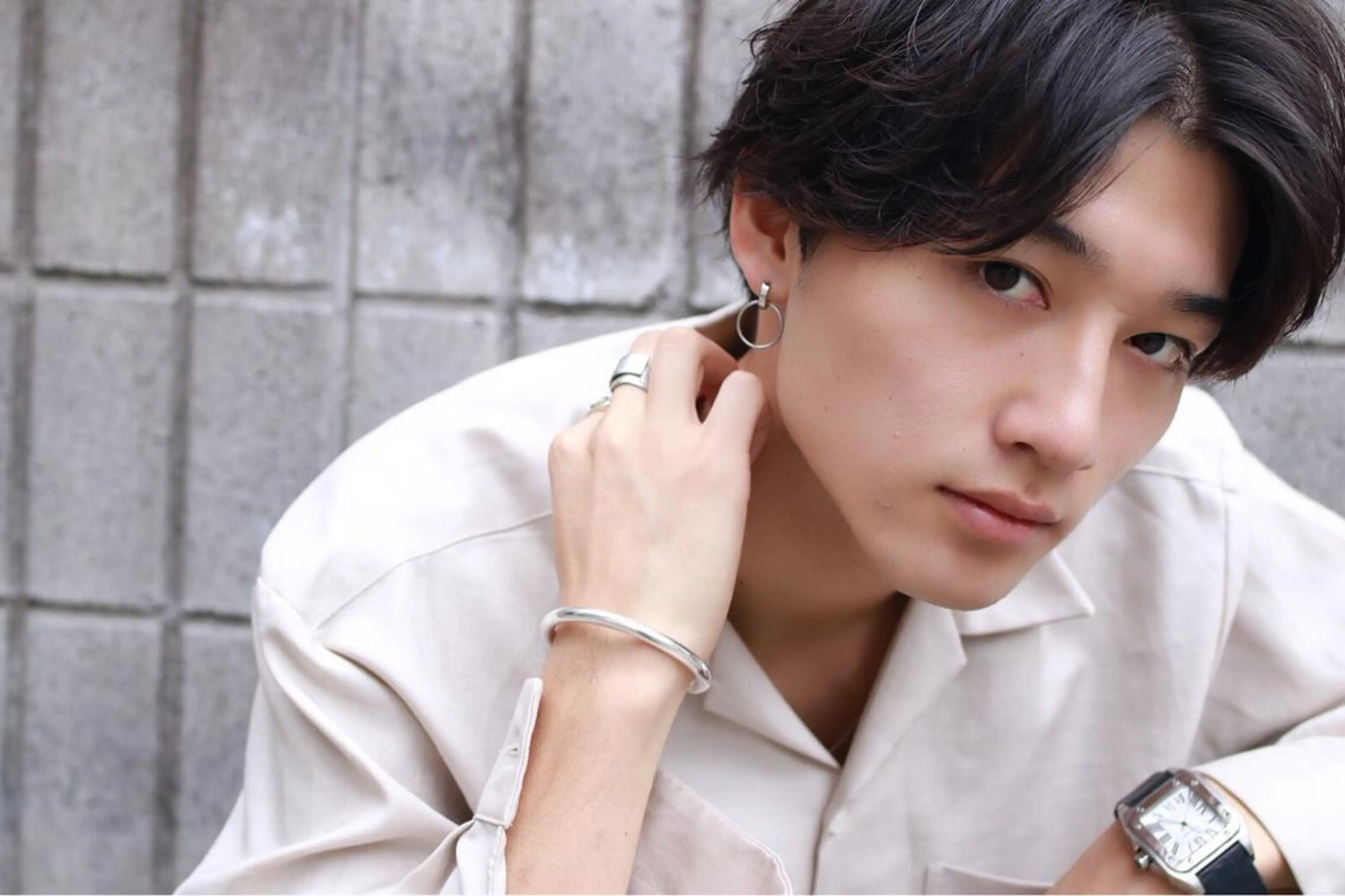 ショート カラー ヘアアレンジ メンズ ヘアカラー トリートメント ヘッドスパ ヘアセット ✨【公式】渋谷メンズ サロン BLUCK✨のヘアスタイル