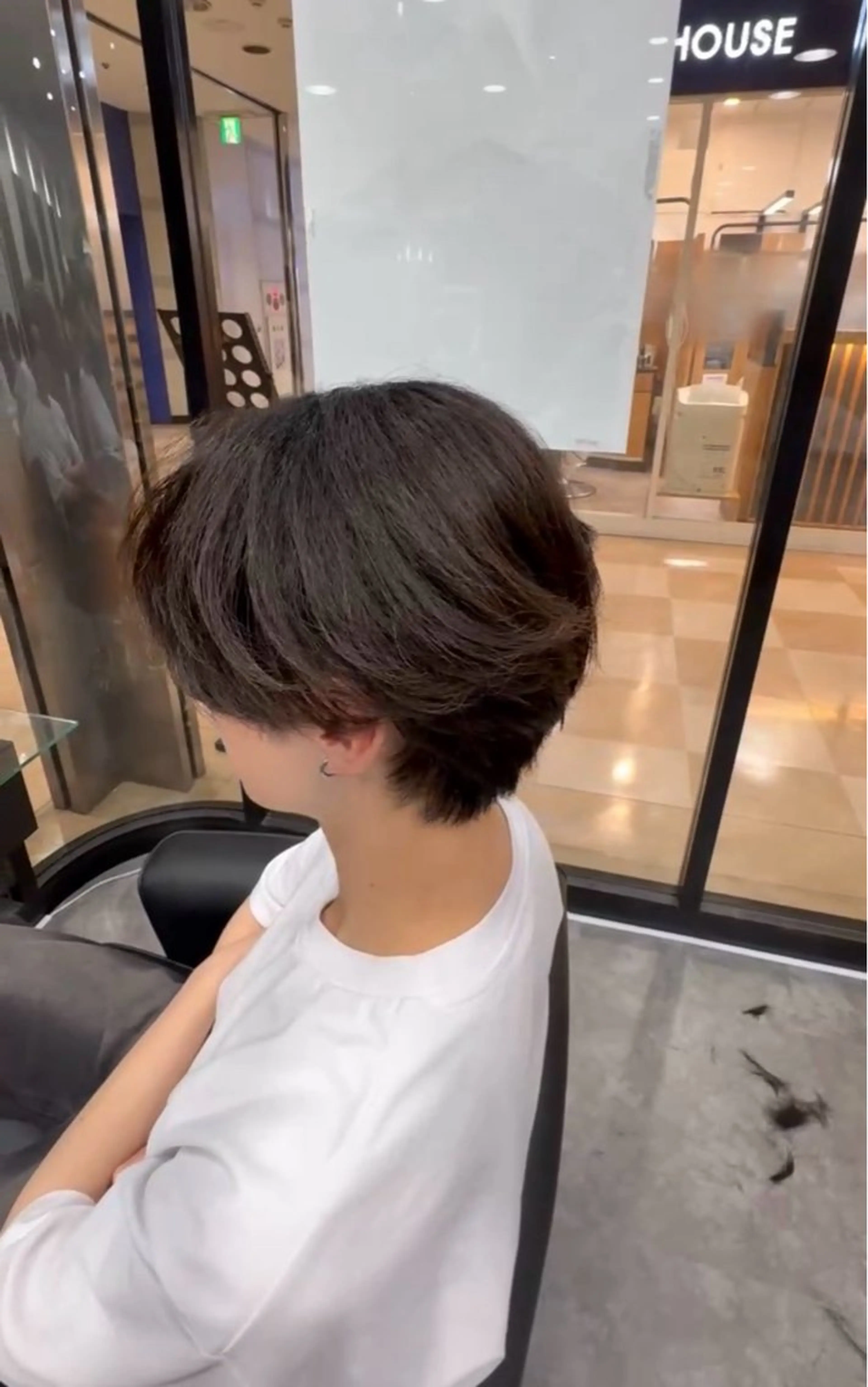 メンズ センターパート フェザーパーマ メンズパーマ 縮毛矯正 メンズカット/パー マ/川越/成田最のヘアスタイル