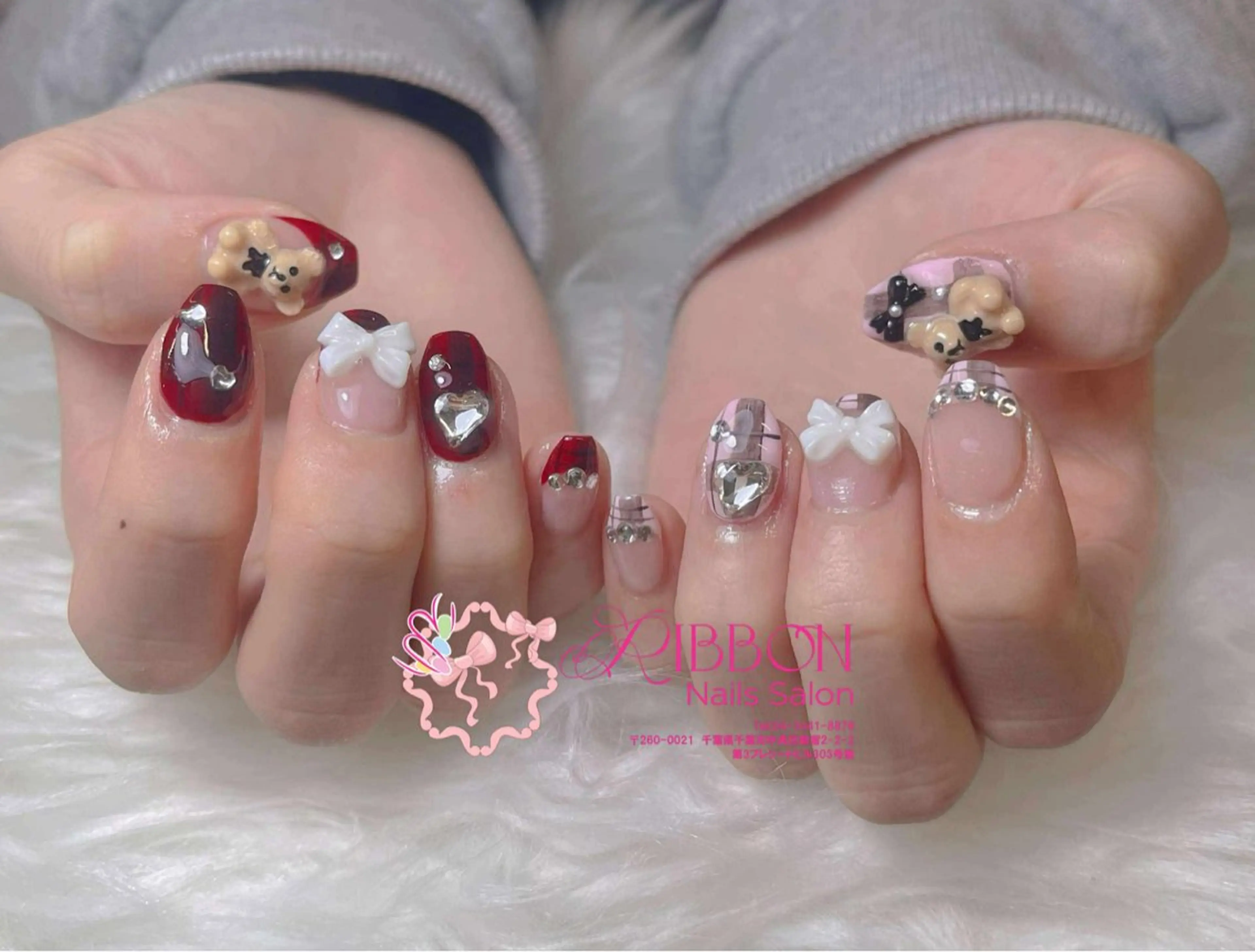 ネイル チークネイル フットネイル フレンチネイル グラデーション 韓国ネイル YUKI NAILのネイルデザイン