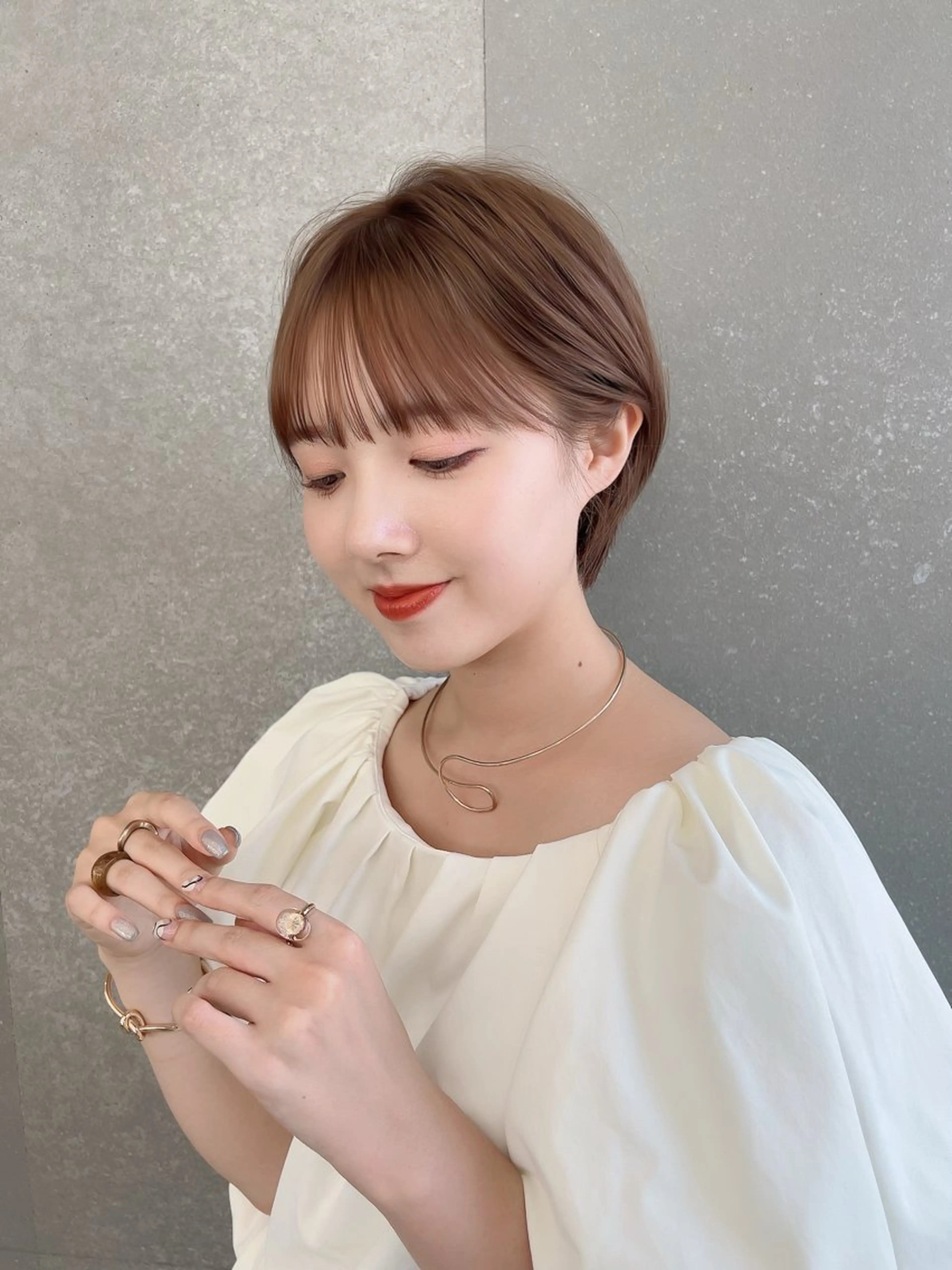 【💍髪質改善カラー💍】ダメージレス透明感カラー＋最高級TOKIOトリートメント❣️超音波アイロン【ケアプロ付き】の写真