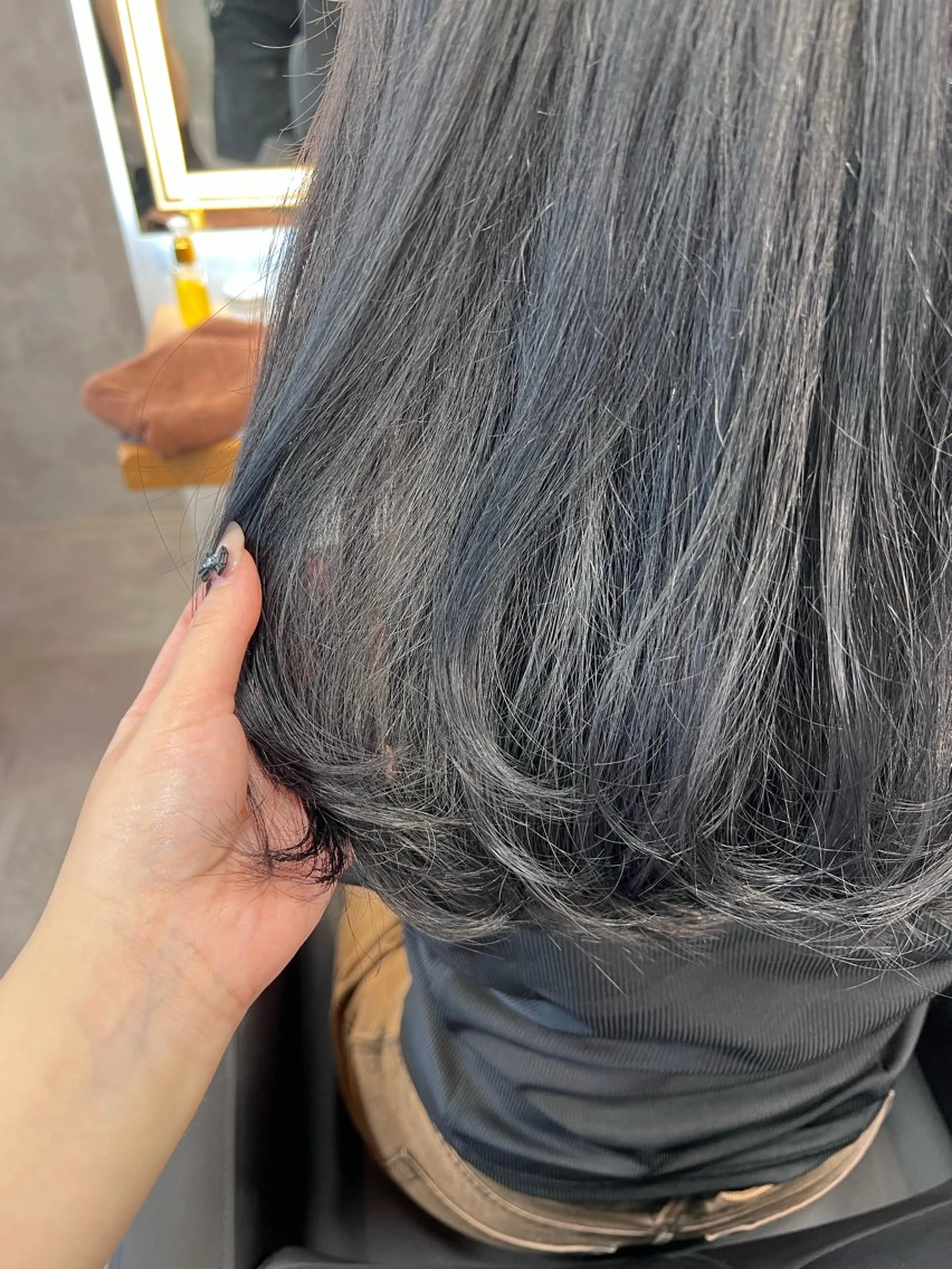 セミロング カラー 💖札幌カラー 指名No.1💖玲奈のヘアスタイル