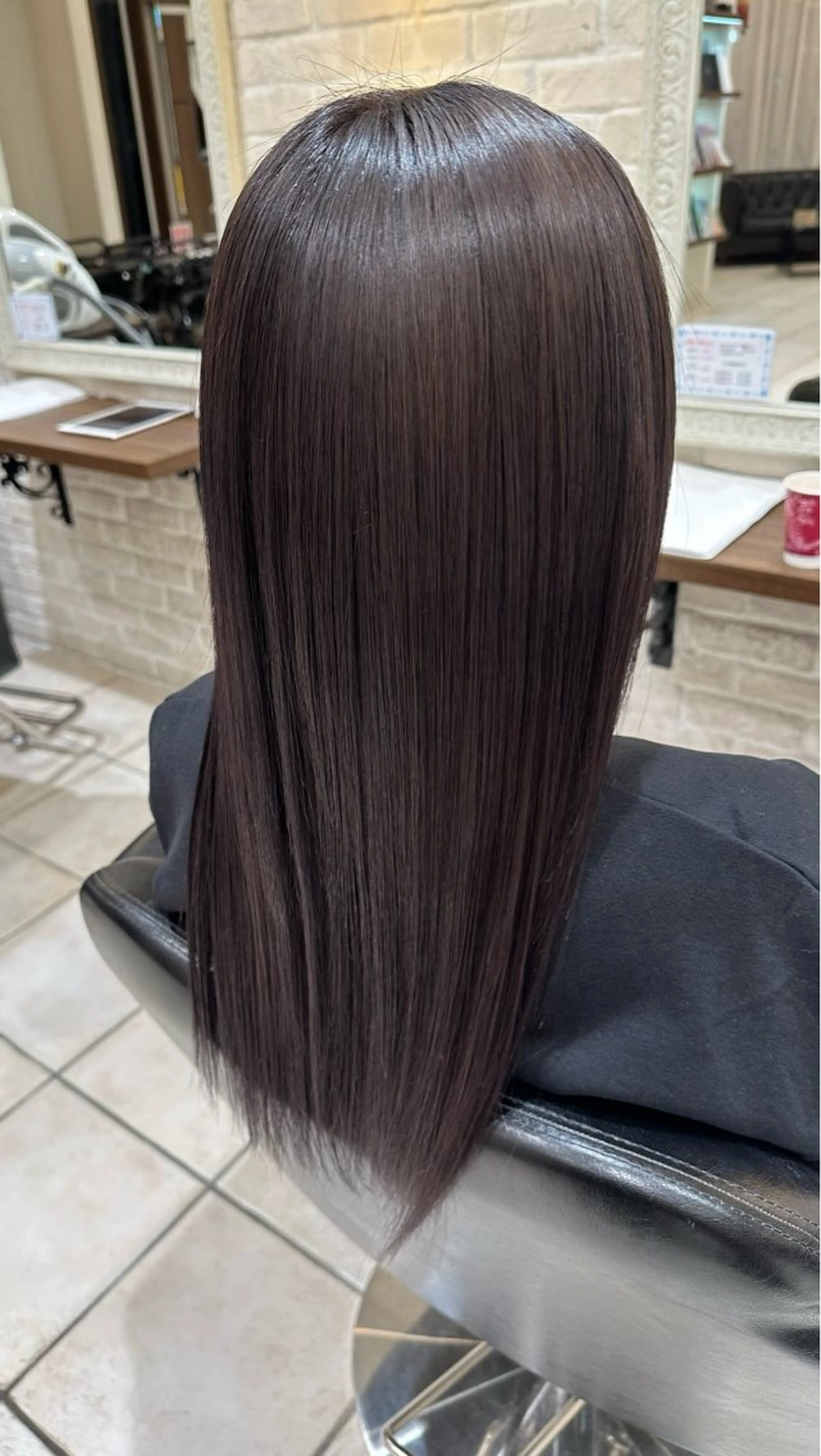 カラー 透明感カラー グレージュ 🩵RIKO🩵 透明感カラー🫧のヘアスタイル