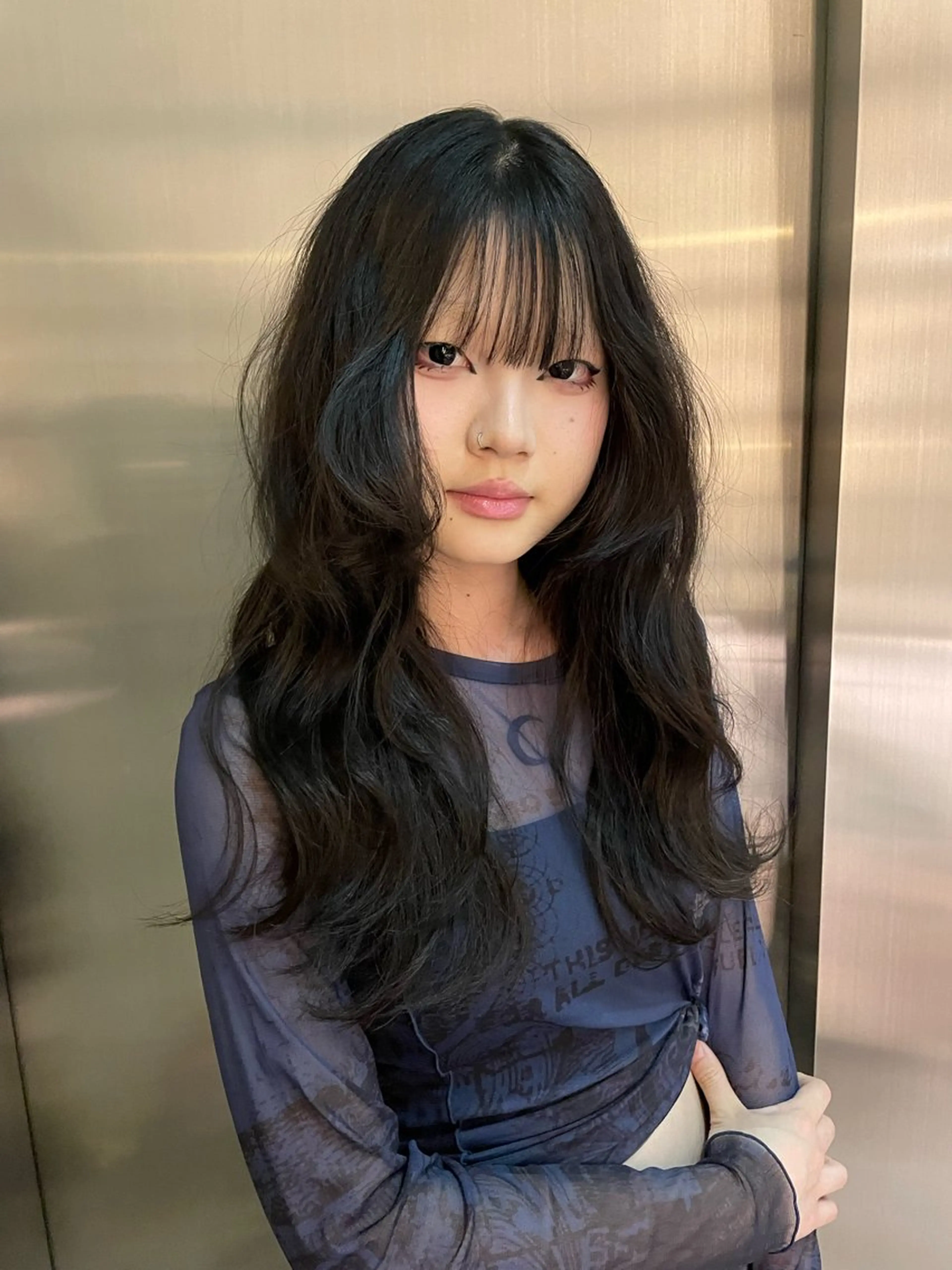 ロング ‘AXIS栄ガスビル Hinataのヘアスタイル