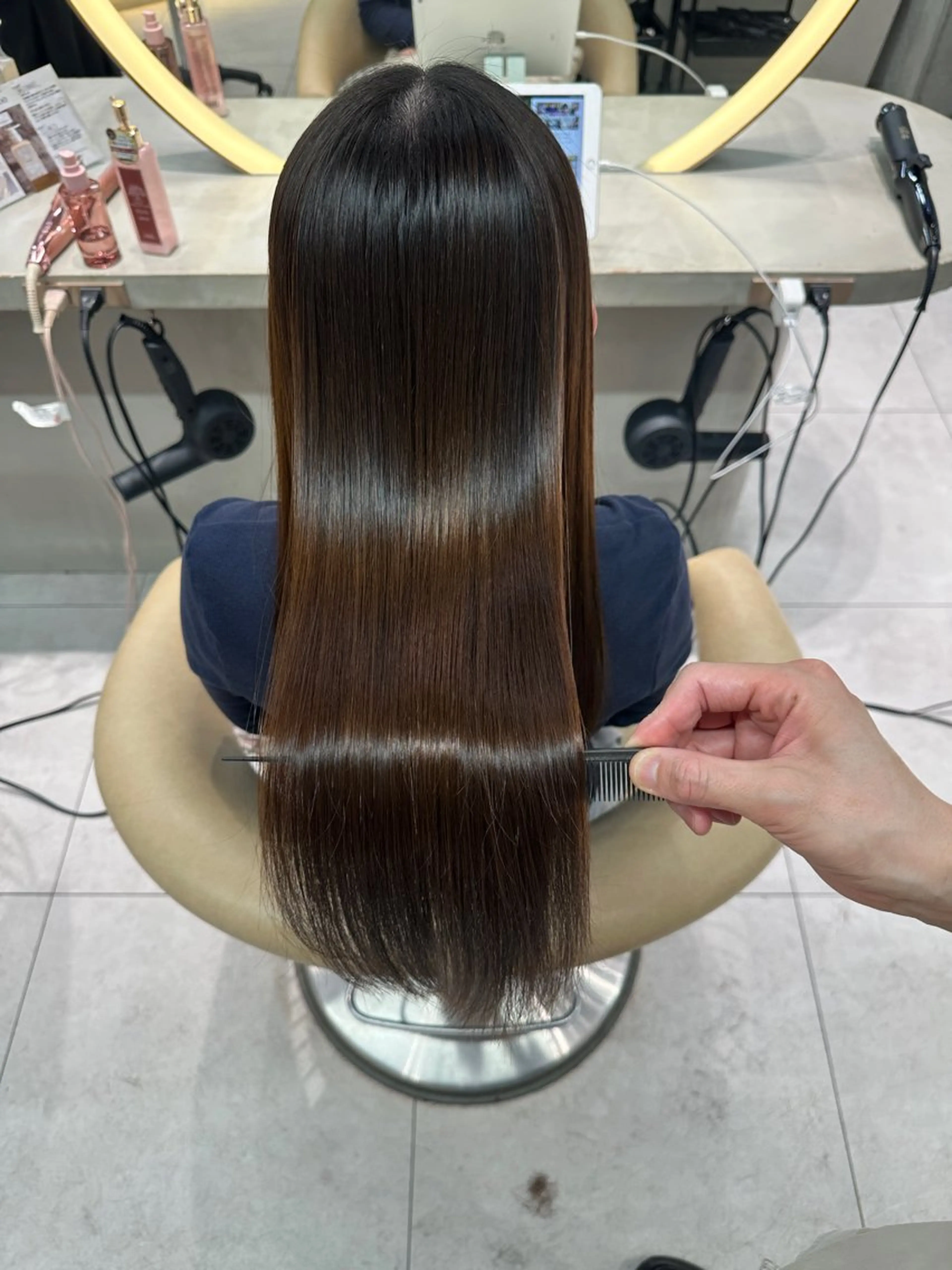 ロング カラー カット トリートメント 《髪質改善✖️オリー ブ🧸》小嶋拓也のヘアスタイル