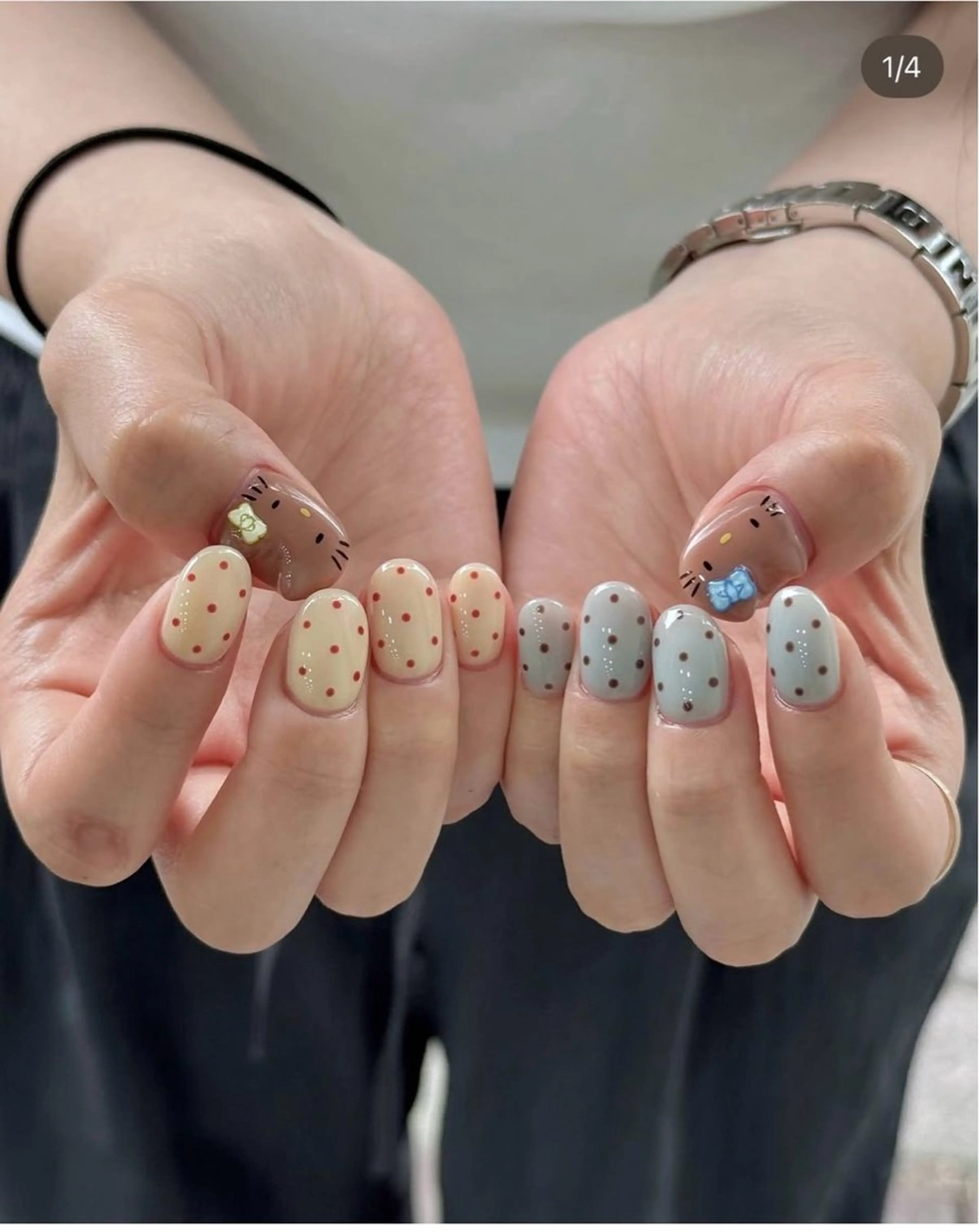 ネイル 韓国ネイル 持ち込み ニュアンスネイル ネイルチップ 冬ネイル RINN ANA.CHUOのネイルデザイン