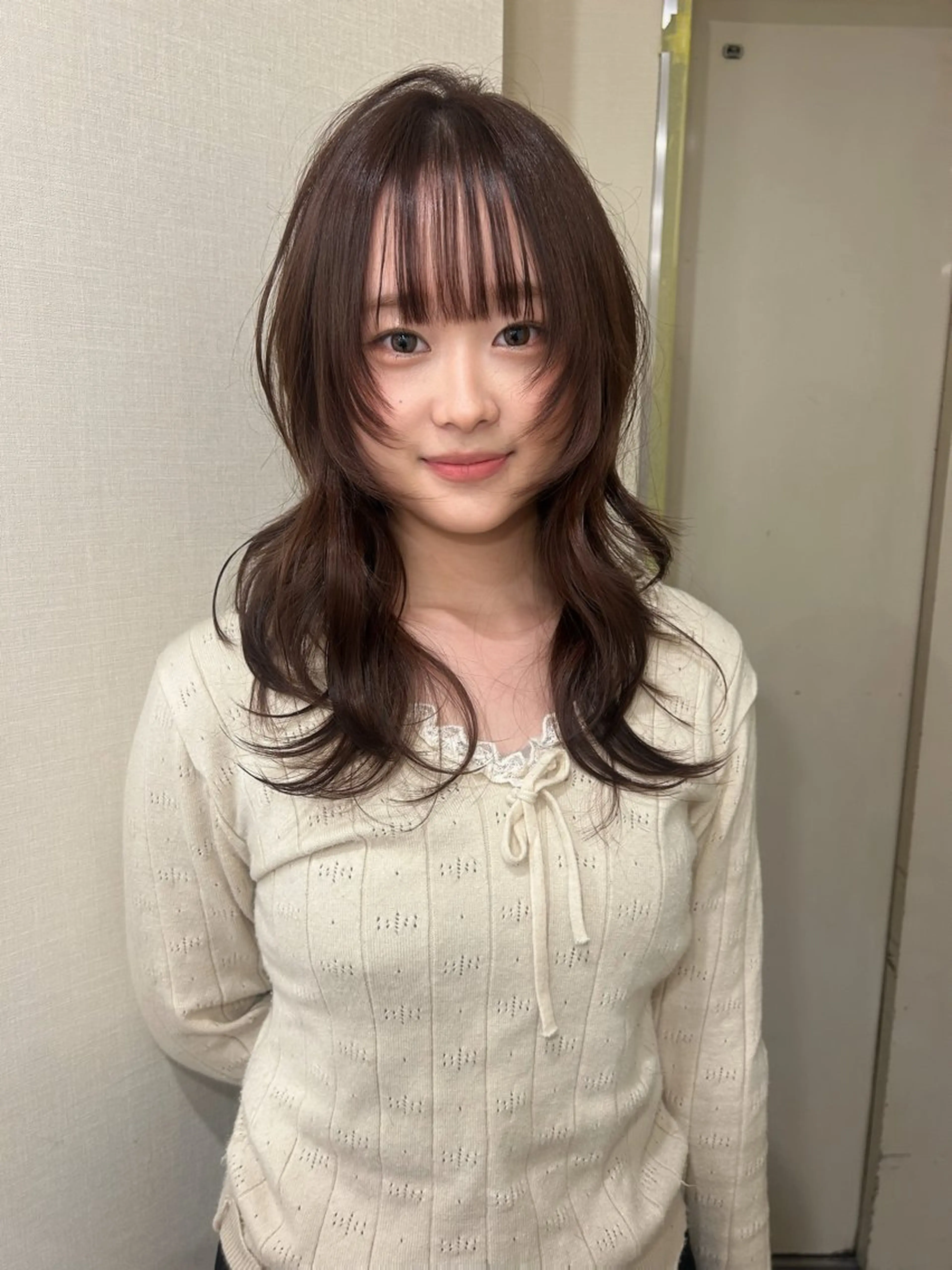 ロング ハッシュカット カット hair&eye🎀 /momoKaのヘアスタイル