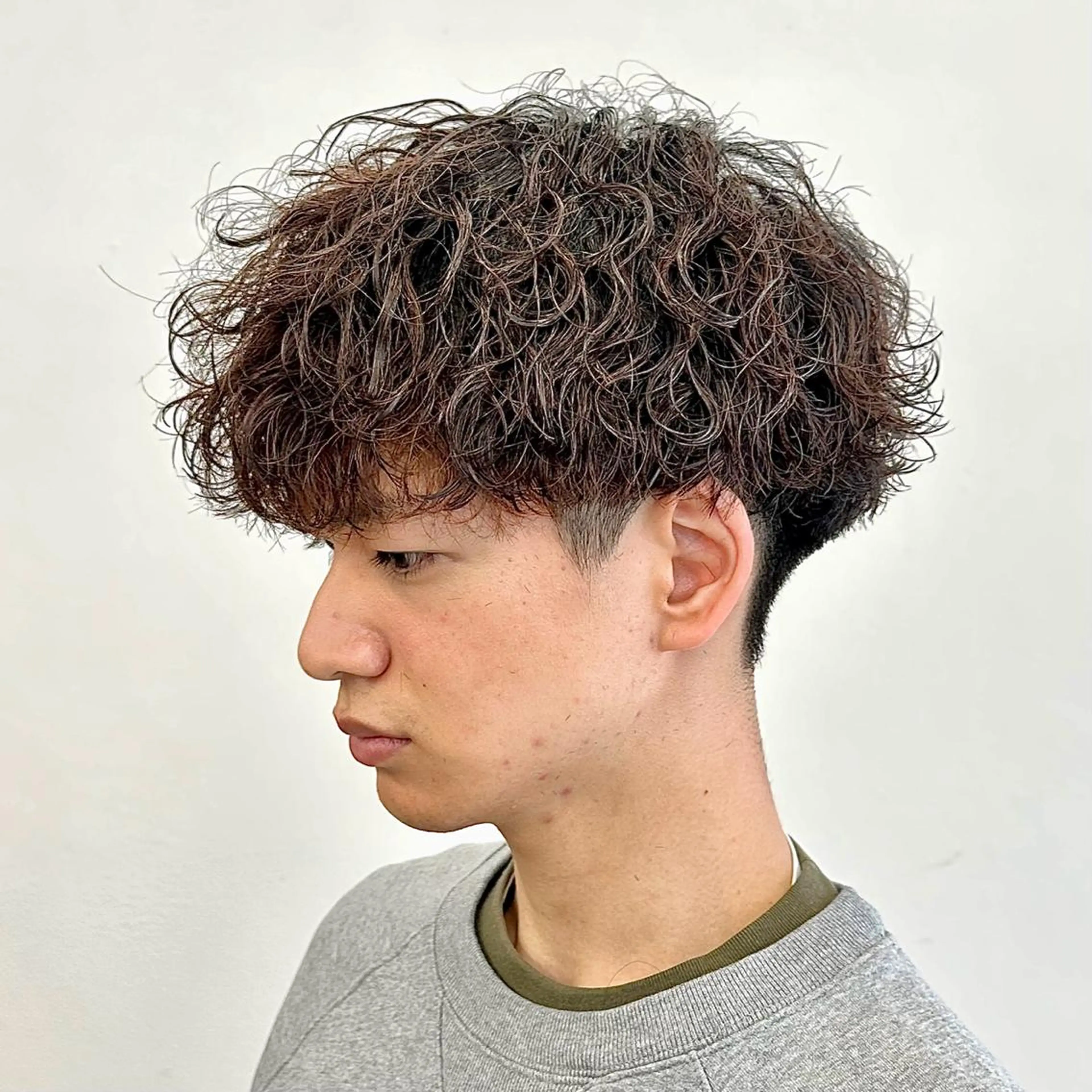 ショート パーマ メンズ カット パーマ ✂︎メンズパーマ✂︎ 伊藤秀真のヘアスタイル