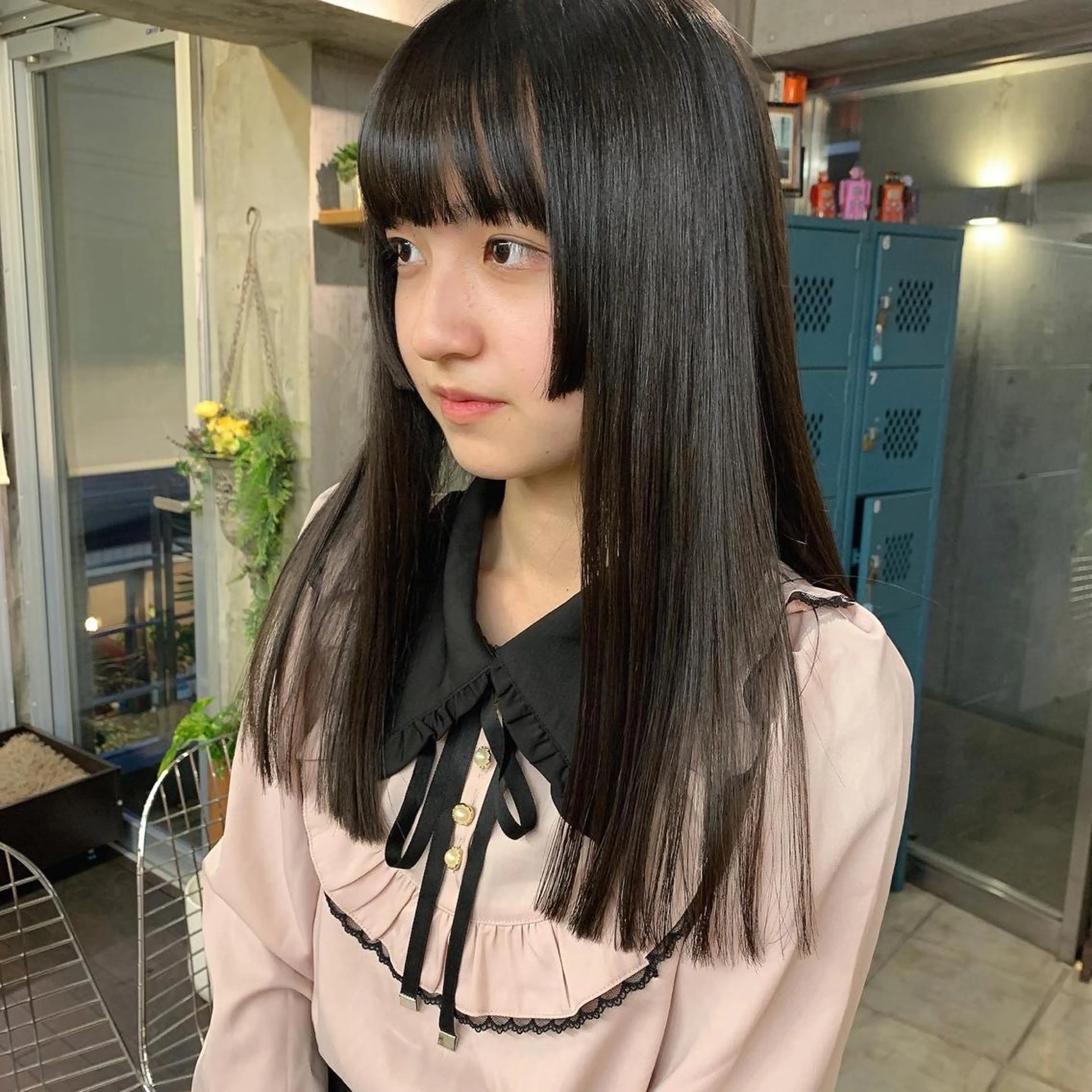 ロング 姫カット カット 土屋かすみ✁︎. ꙳ 姫カットのヘアスタイル