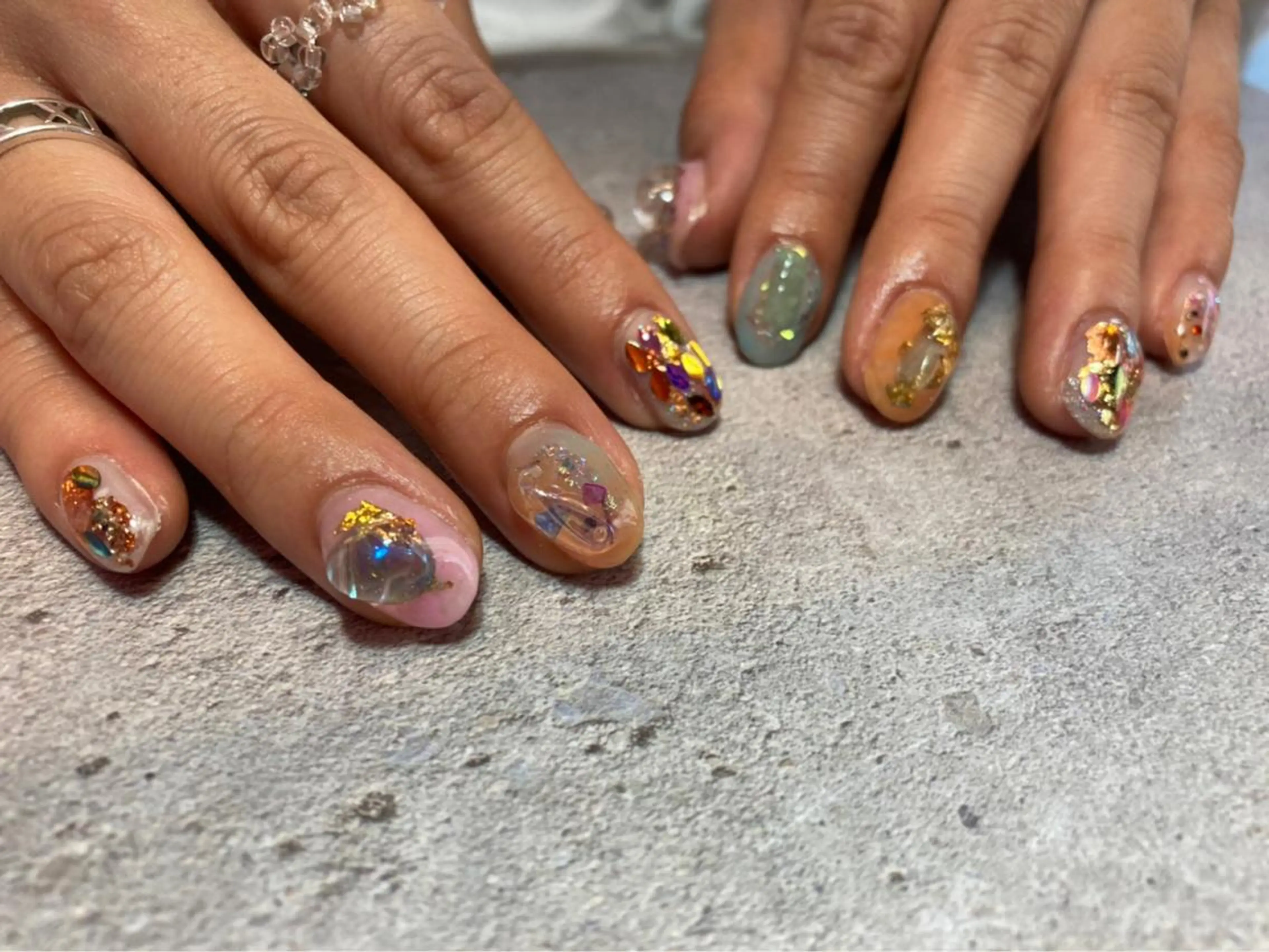 ネイル ハンドネイル kirakira omemeのネイルデザイン