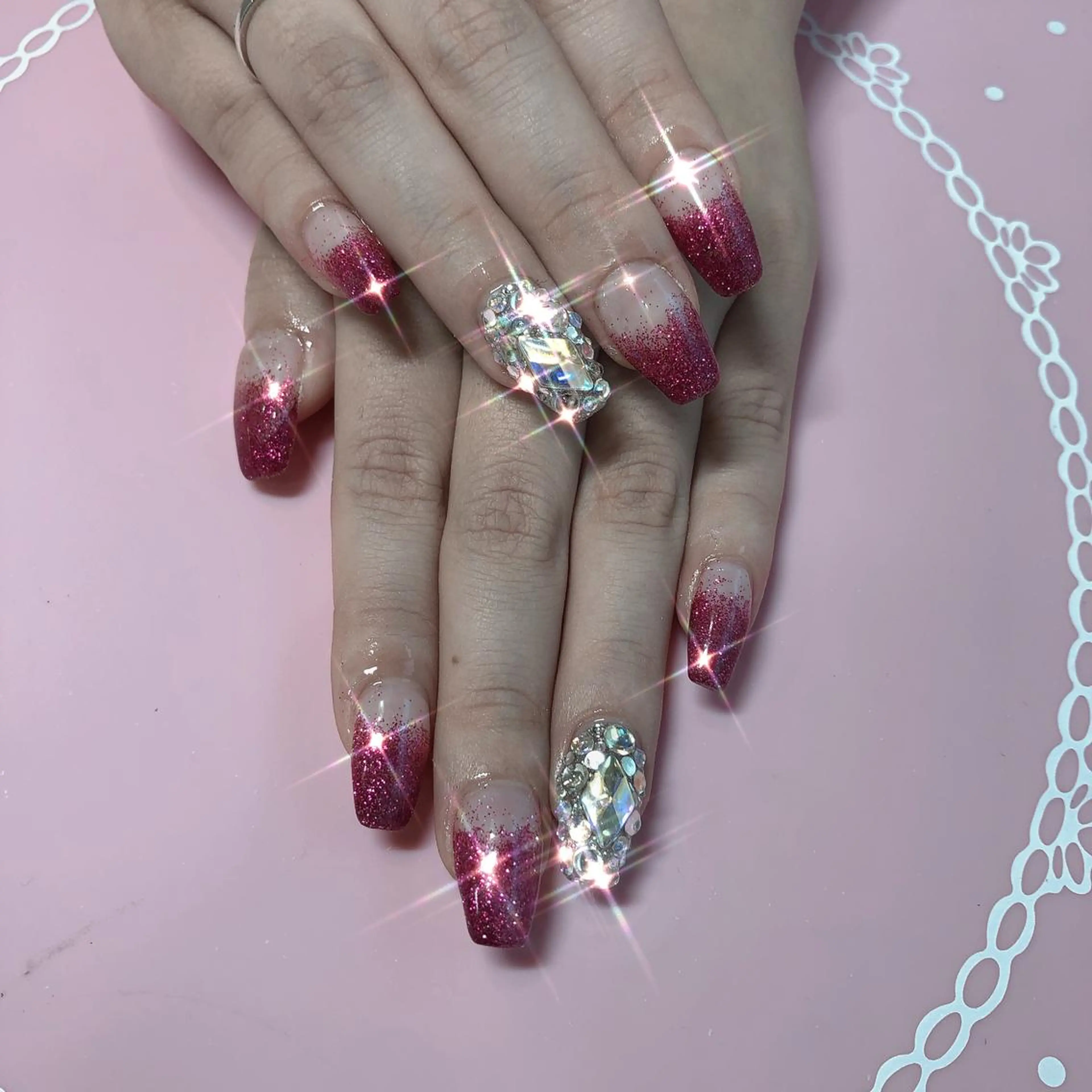 ショート ネイル ハンドネイル 《LB》ラブリエ Nail&eyeのマツエク・マツパデザイン