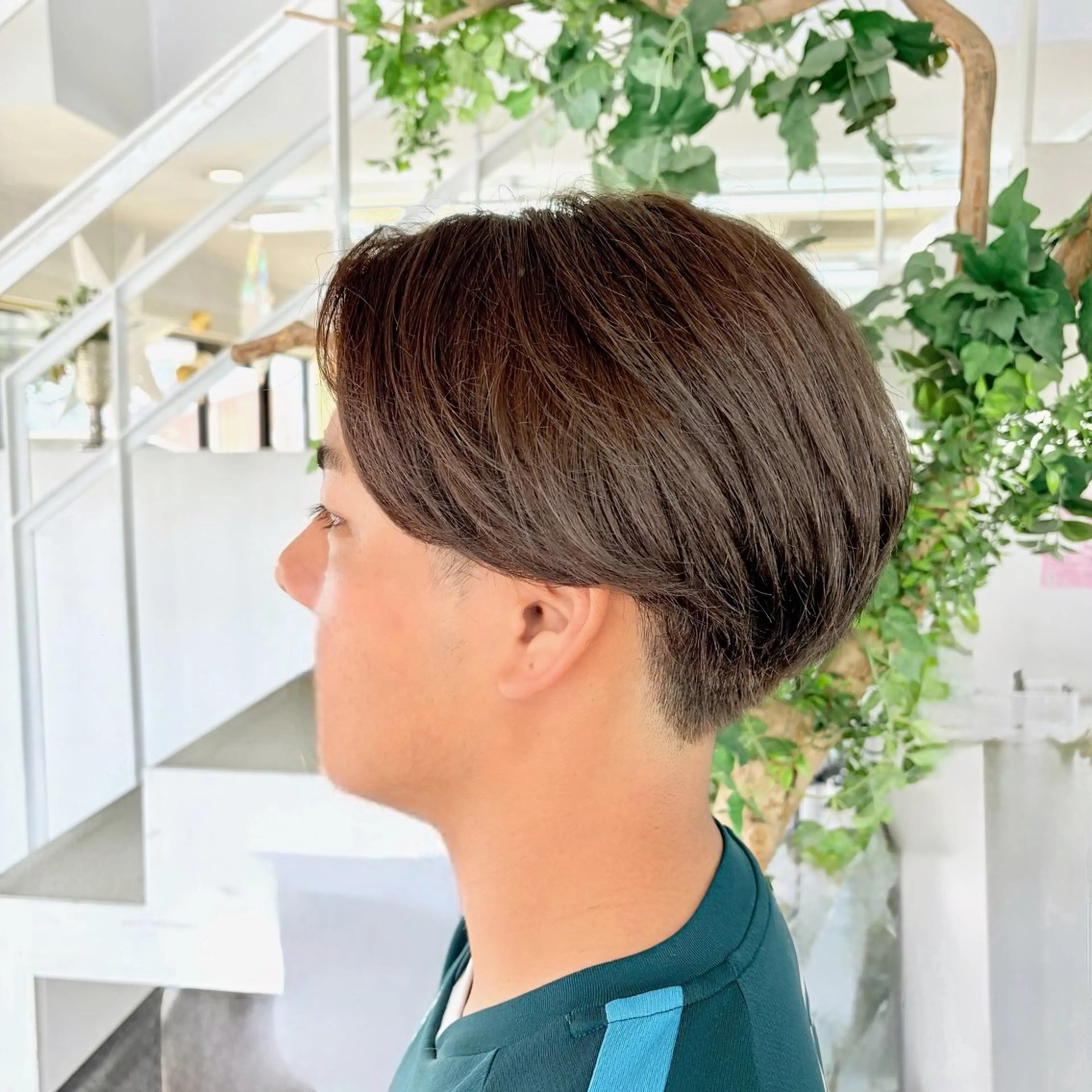 ショート カラー パーマ メンズ メンズパーマ 山田 里美のヘアスタイル