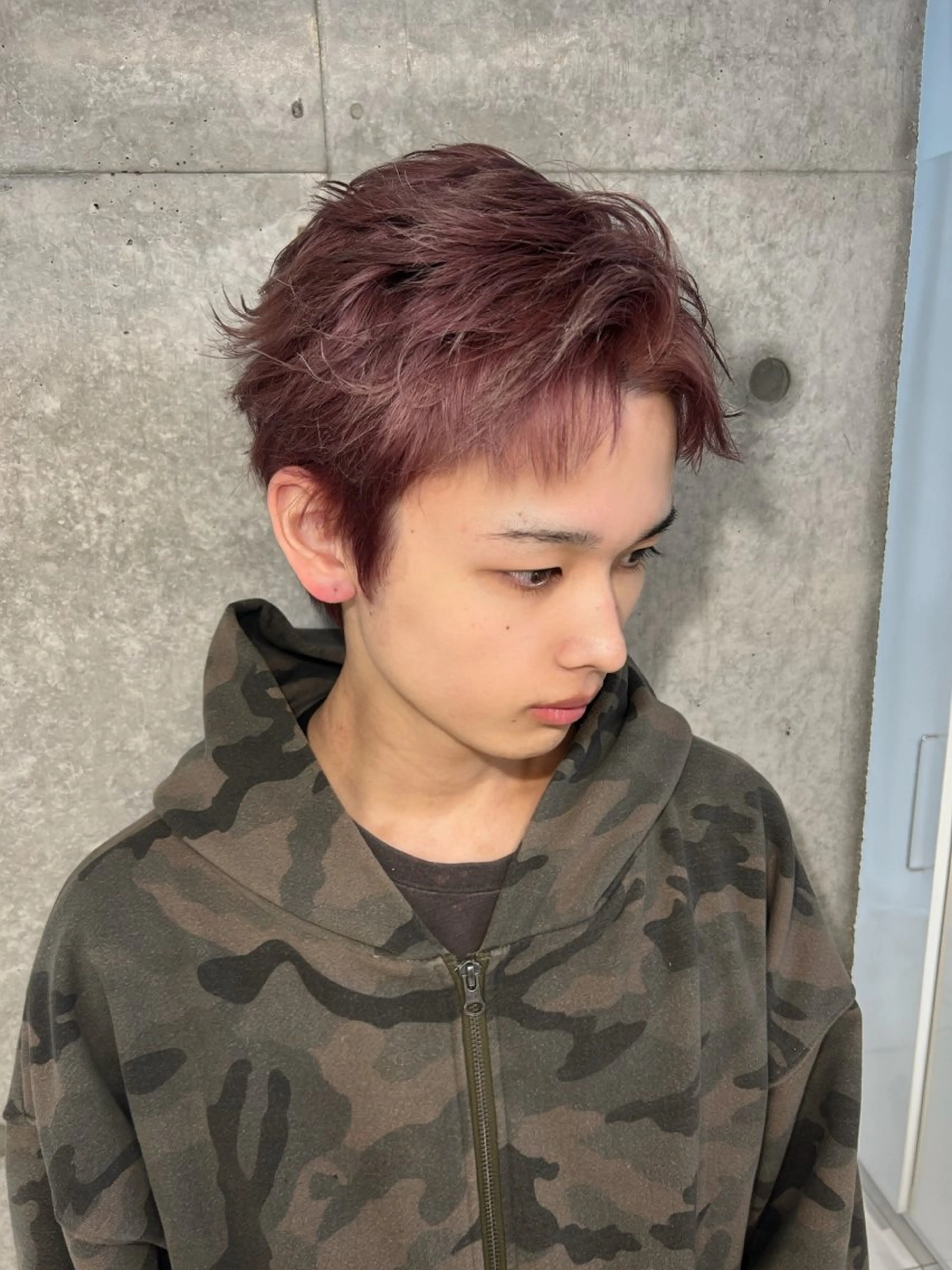 カラー ピンクカラー ヘアカラー ️💜akari💜 ハイトーン/レイヤーのヘアスタイル