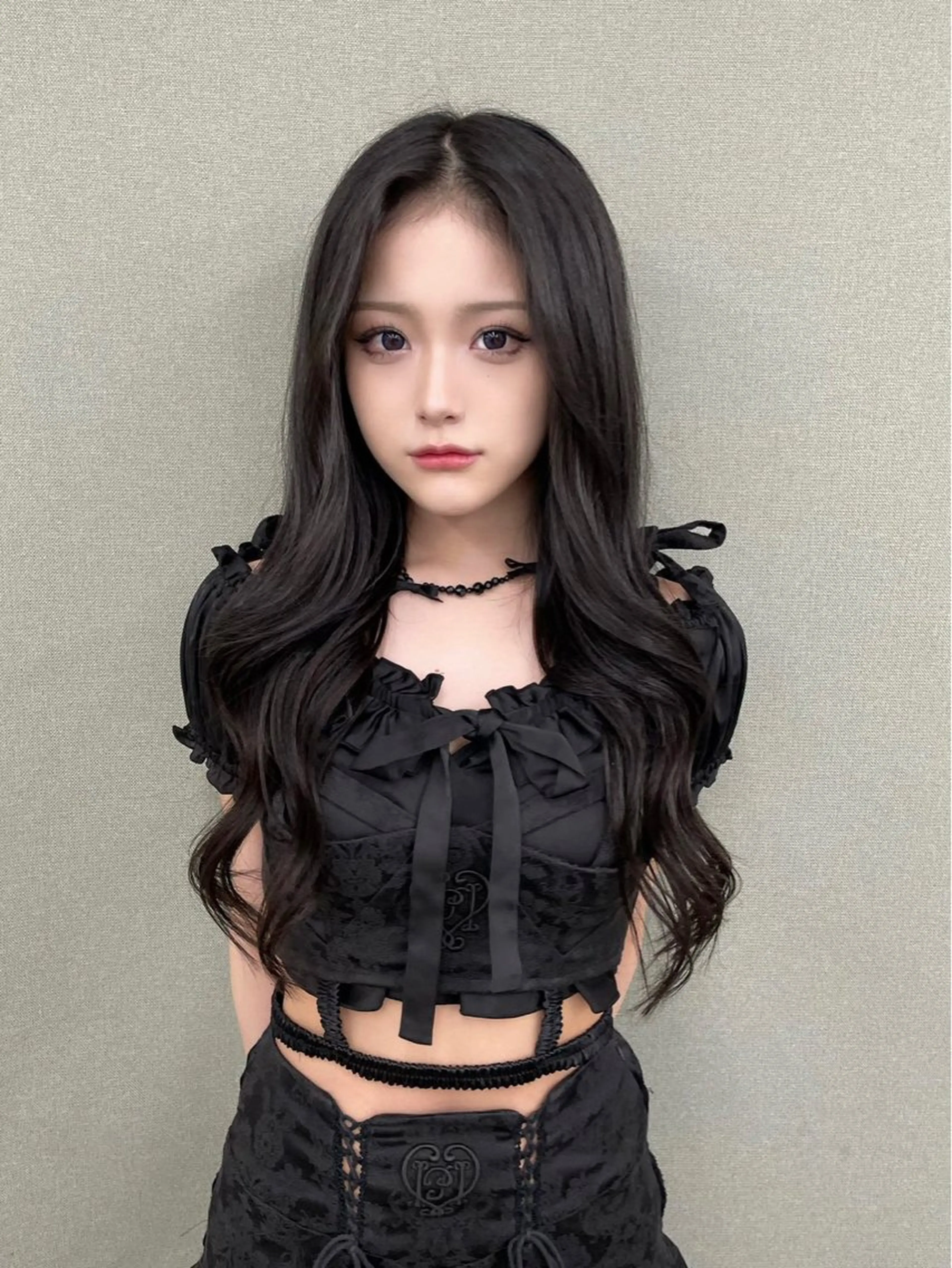 ロング カラー ヘアアレンジ プルエクステ 黒髪 エクステ ロング ヘアカラー 🎀プルエクステ みまひかる🎀のヘアスタイル