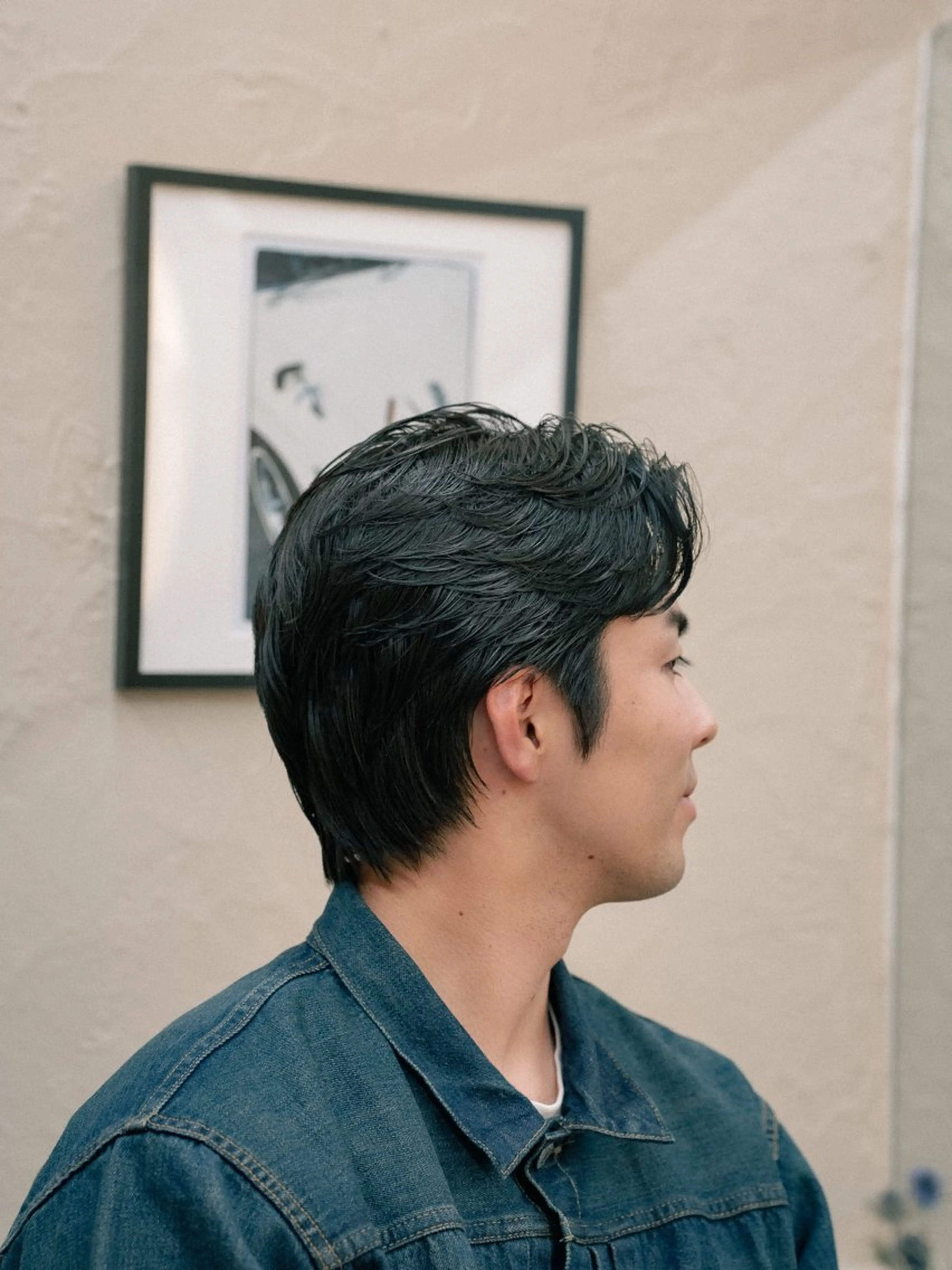 ショート カラー パーマ メンズ カット パーマ 🔗メンズサロン🔗 Kieのヘアスタイル