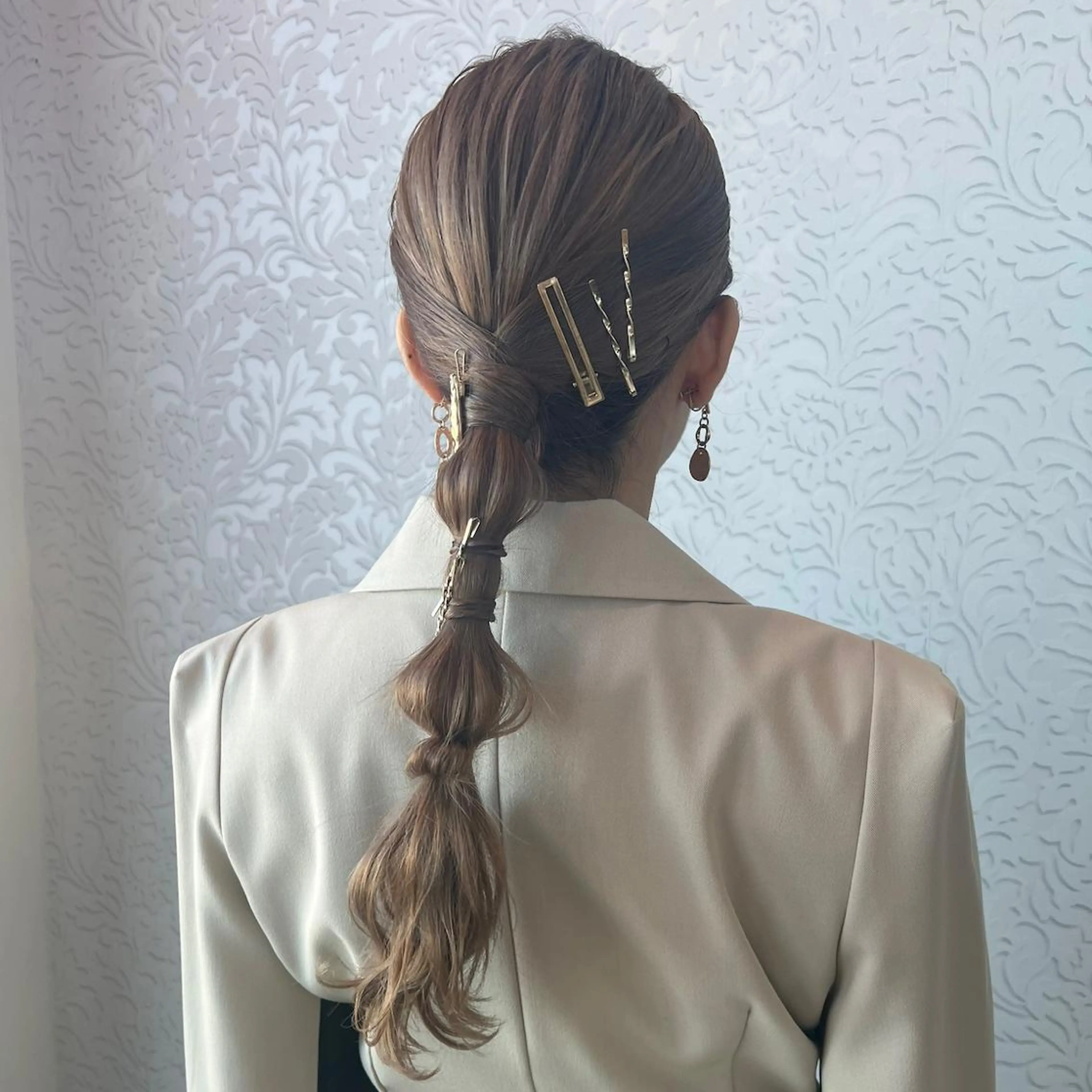 ロング ヘアアレンジ 顔周りカット/透明感 カラー🤍大塚蛍のヘアスタイル