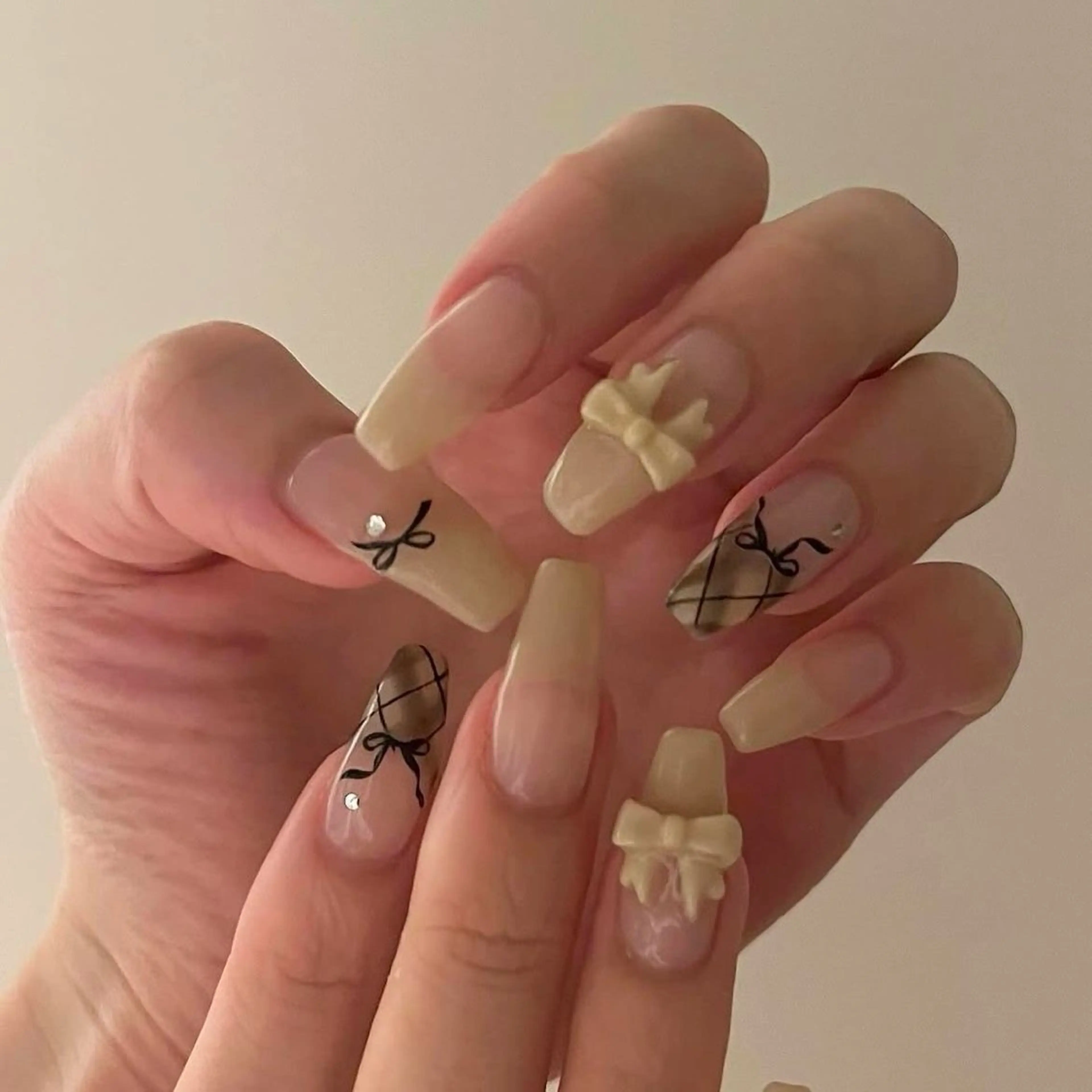 ネイル 韓国ネイル ワンホンネイル Kawaii _Nailのネイルデザイン