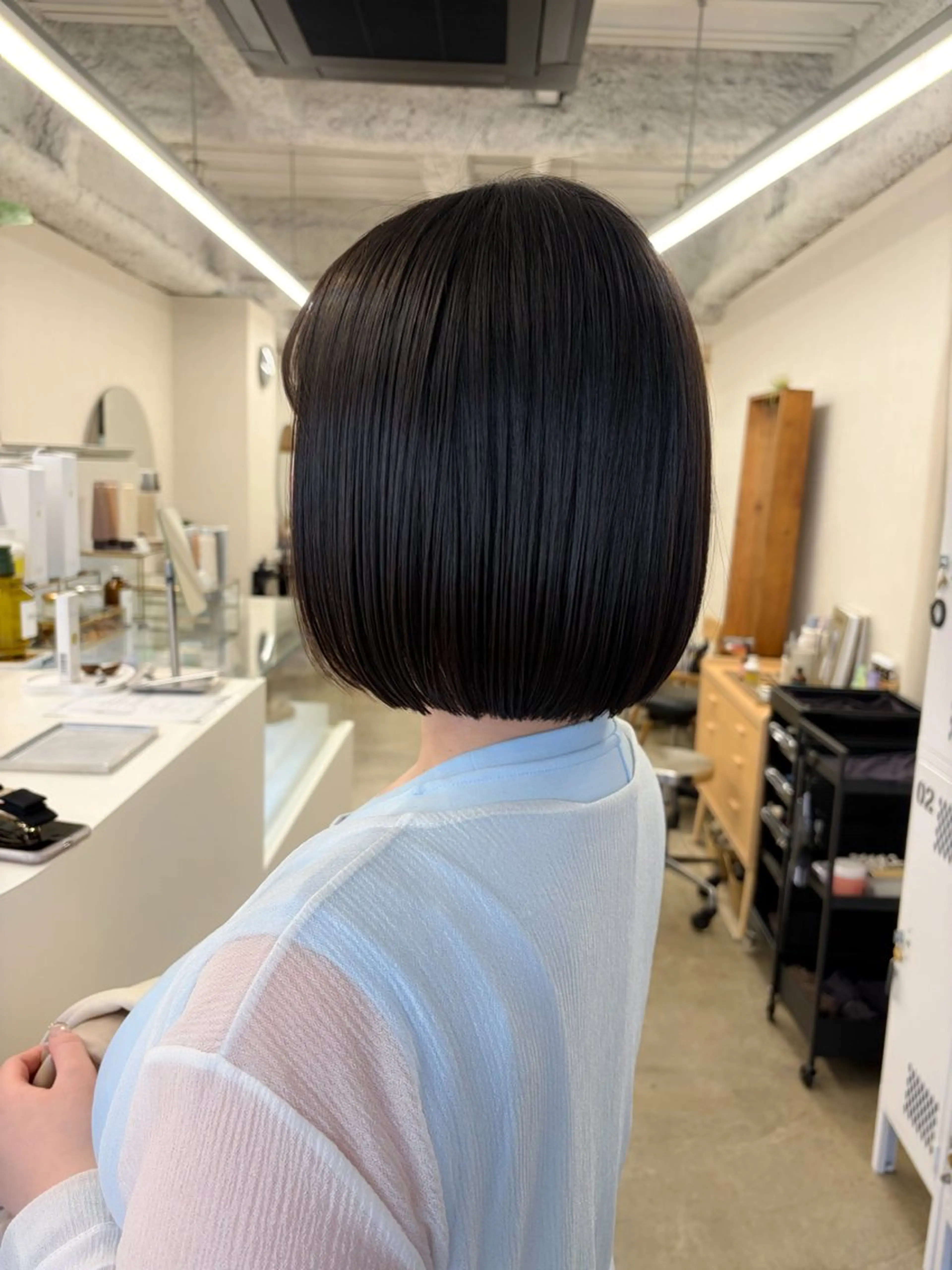 ミディアム カット トリートメント Kiji kannaのヘアスタイル