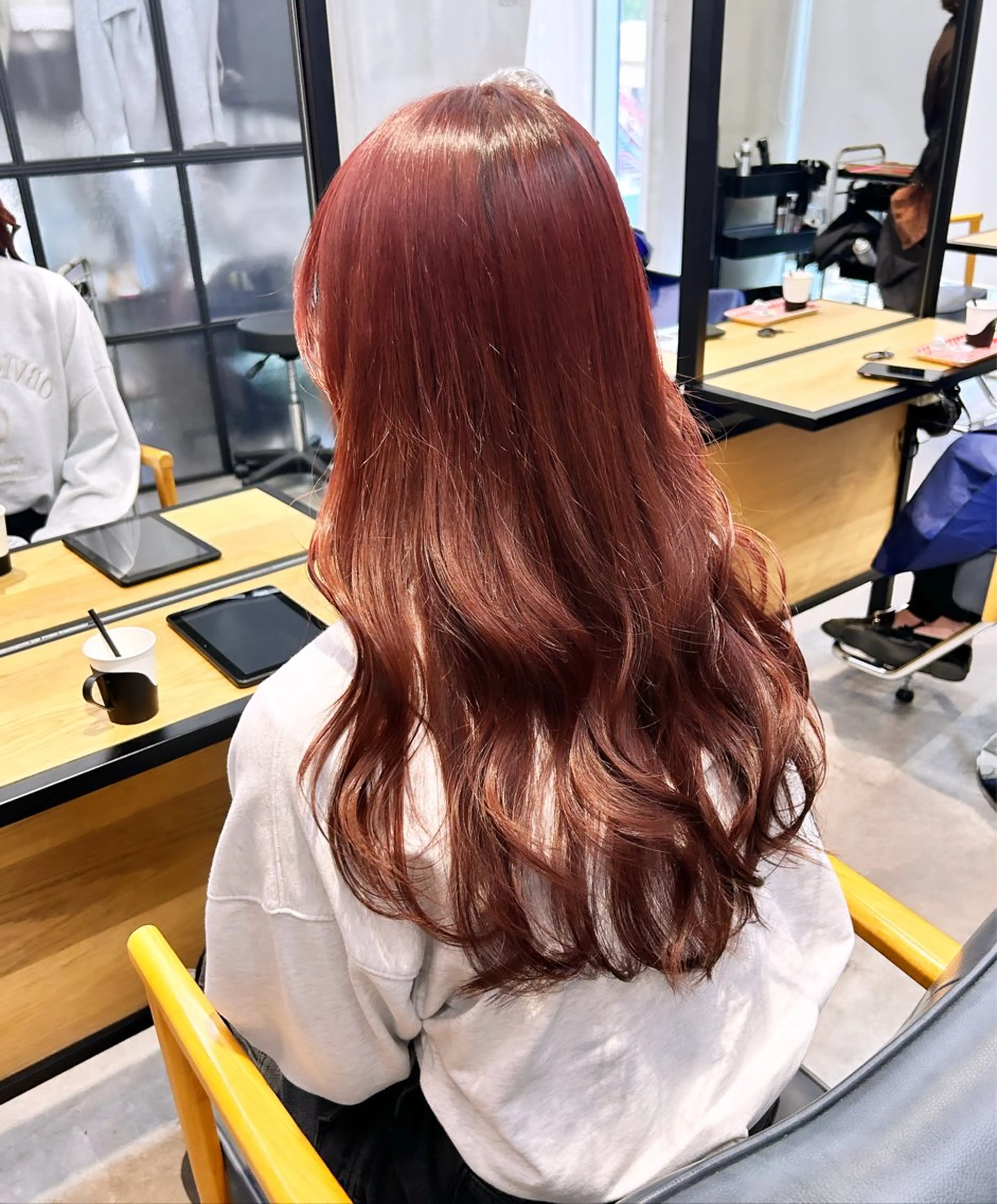 ロング カラー 韓国×髪質改善カラー 💎hinaのヘアスタイル