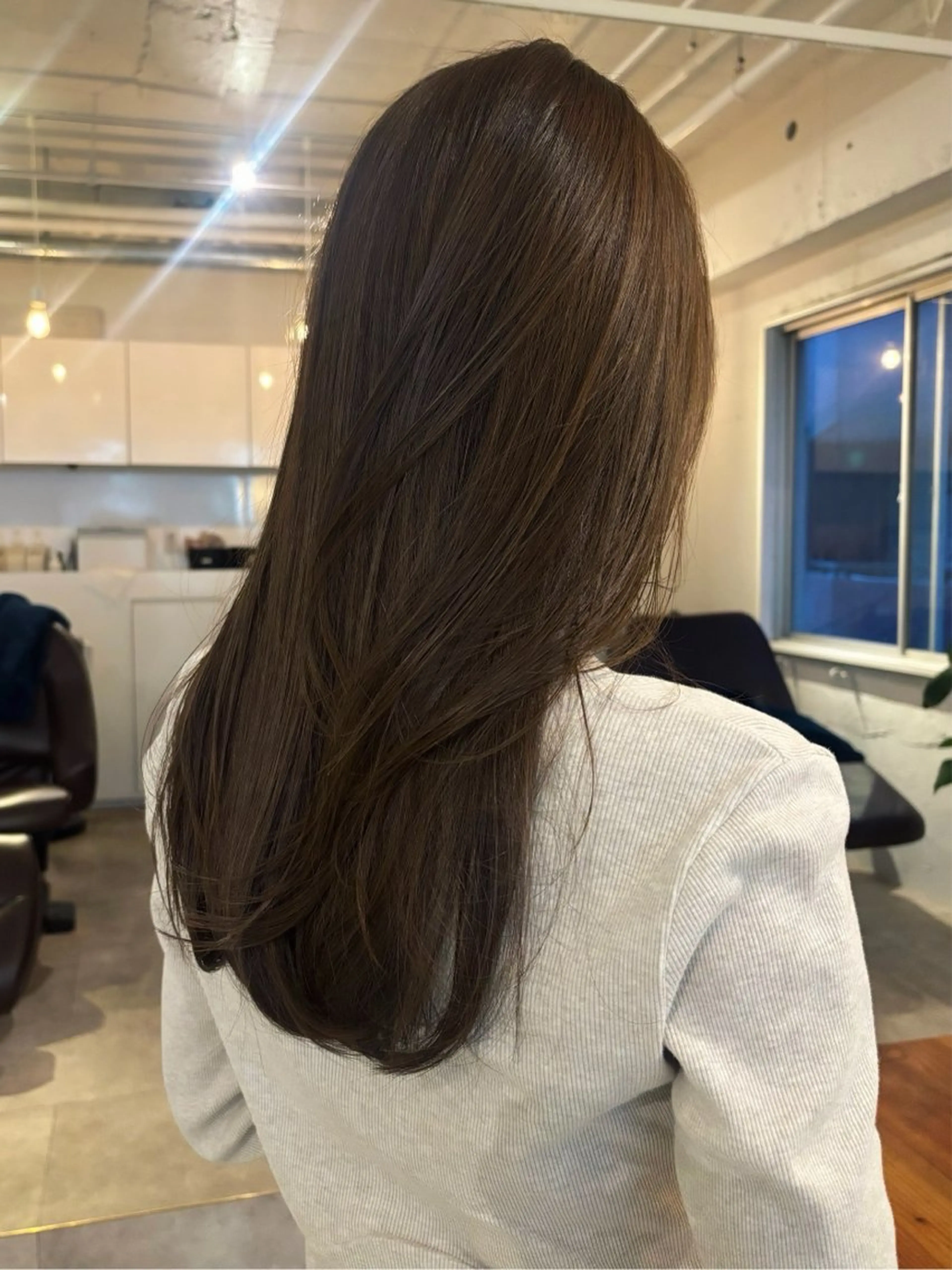 ロング カット ヘアカラー トリートメント 🍑透明感hair ・NENE🍑のヘアスタイル