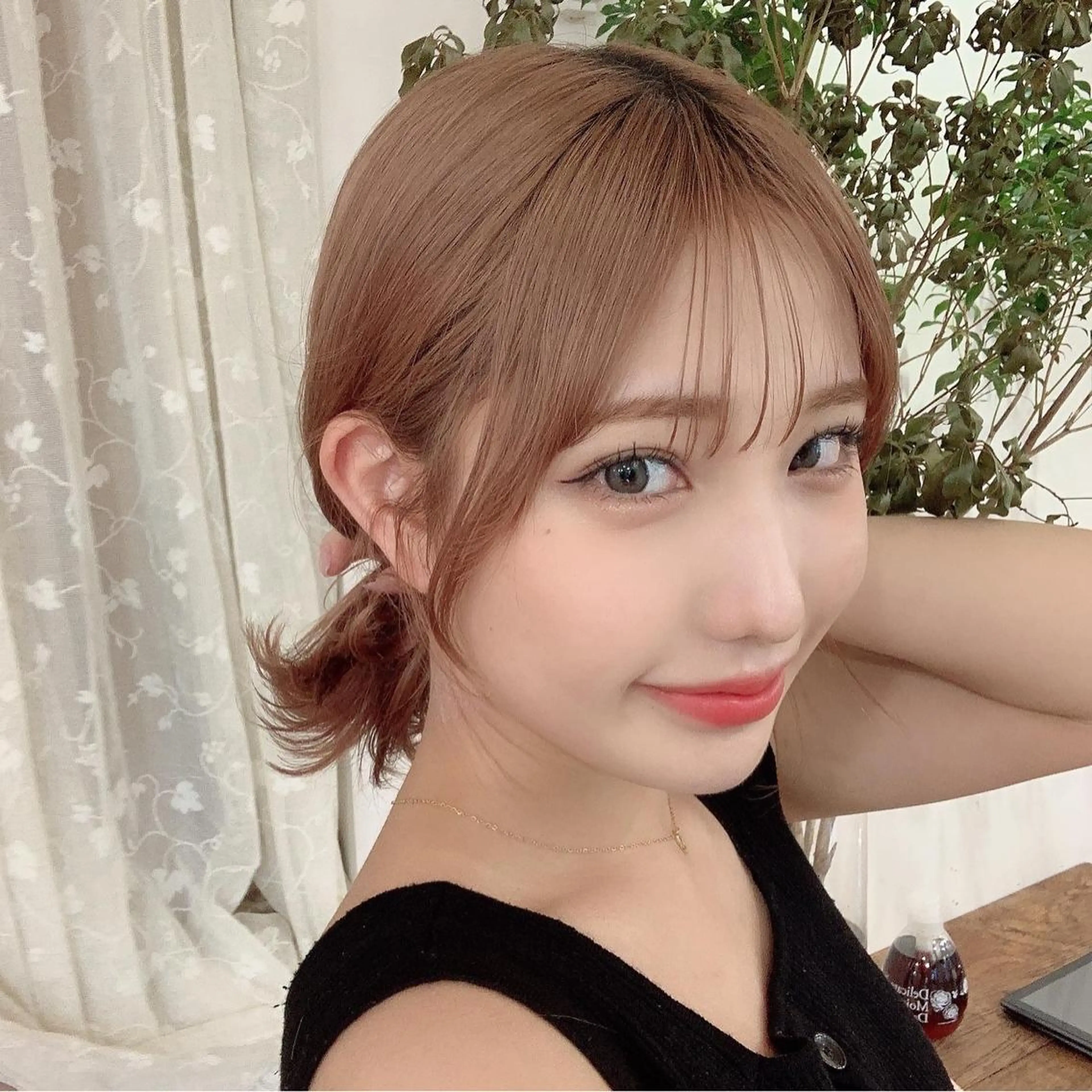 ミディアム 伸ばしかけ サイドバング カット ヘアカラー トリートメント ☀️朝５分で決まる ショート/廣瀬隆志のヘアスタイル