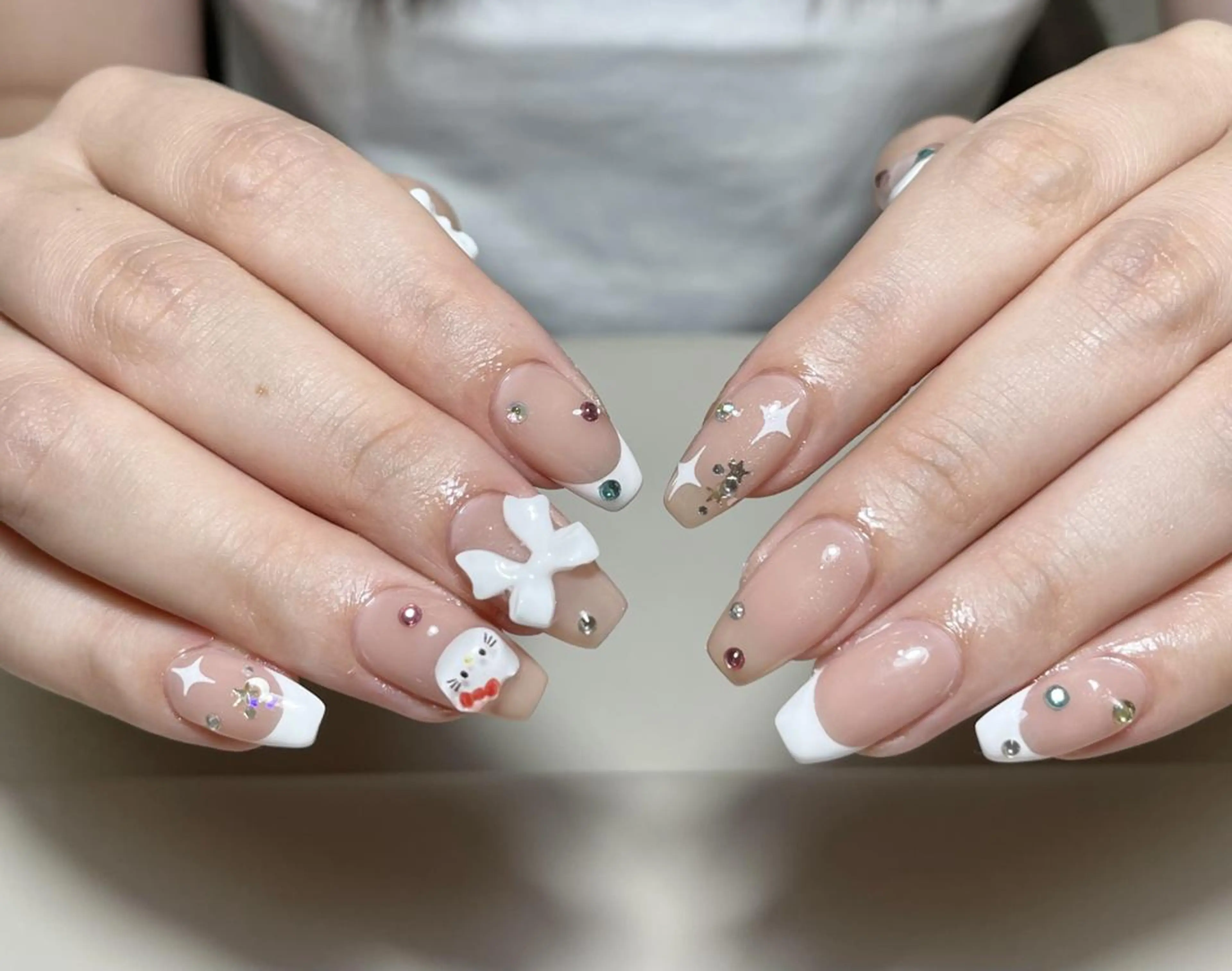 ネイル ハンドネイル ハンドケア 🍑 momo_nailのネイルデザイン