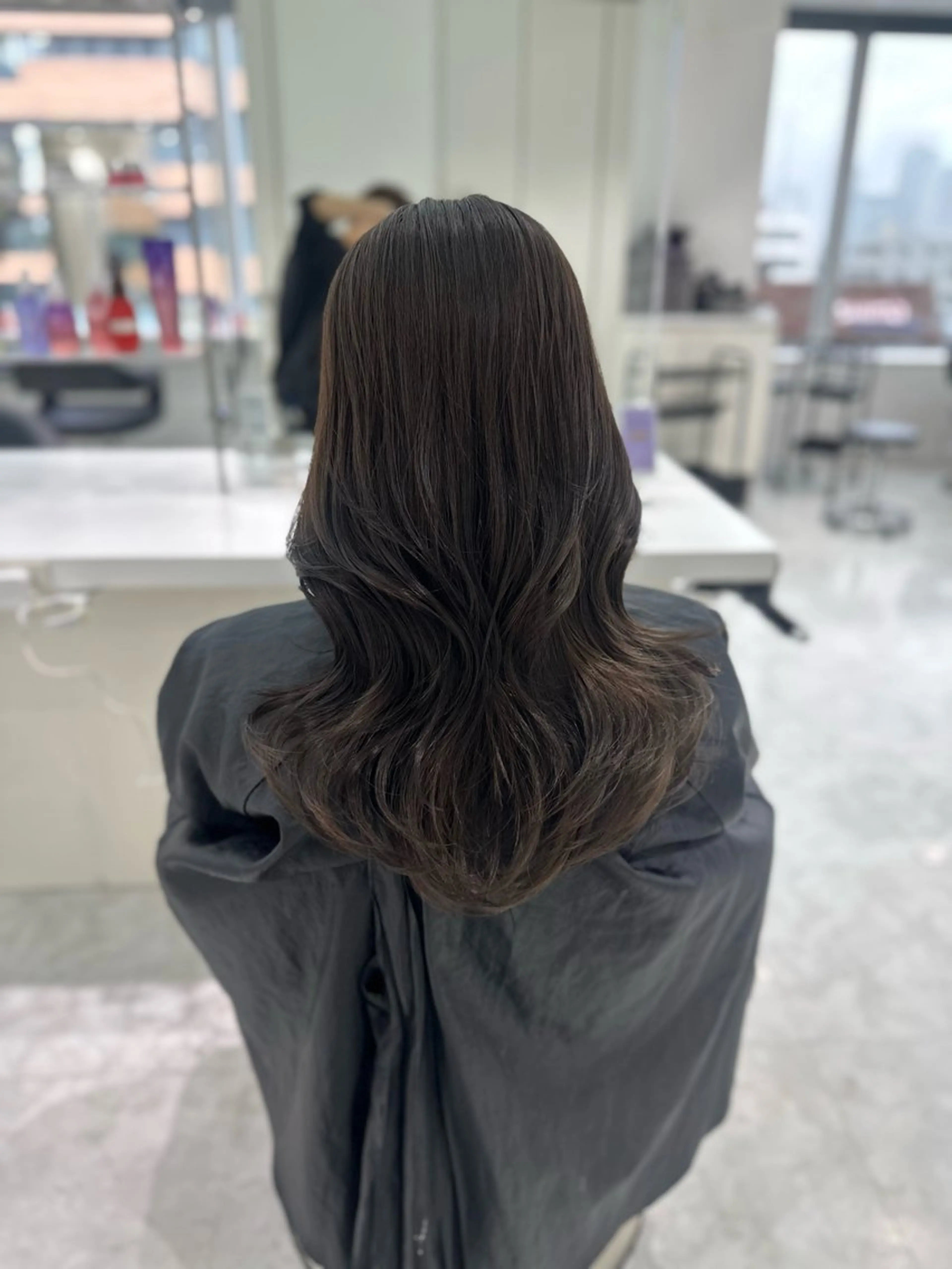 ロング カラー 赤み消し透明感🩶 銀座Ryota🩶のヘアスタイル