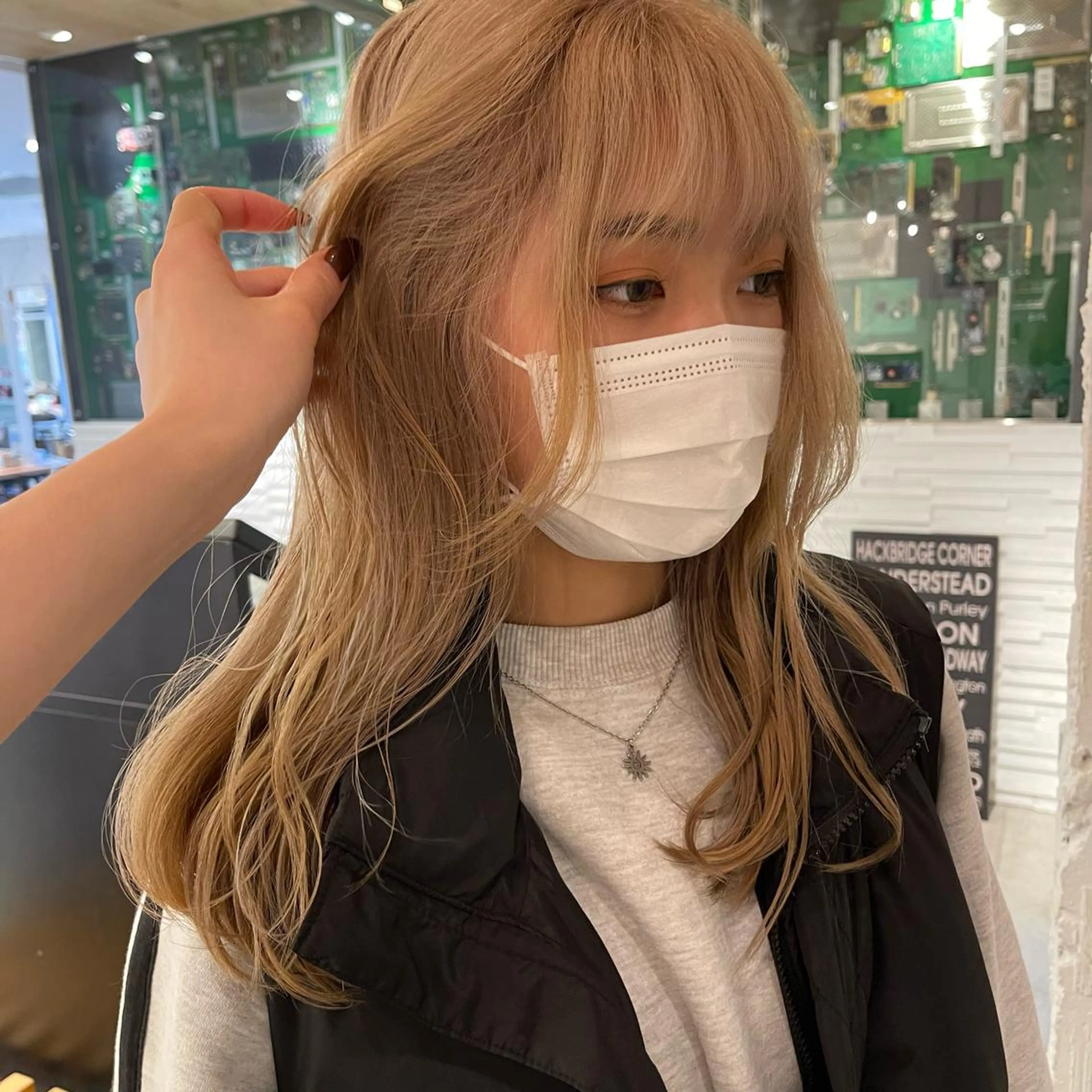 ロング カラー nameless miichiのヘアスタイル