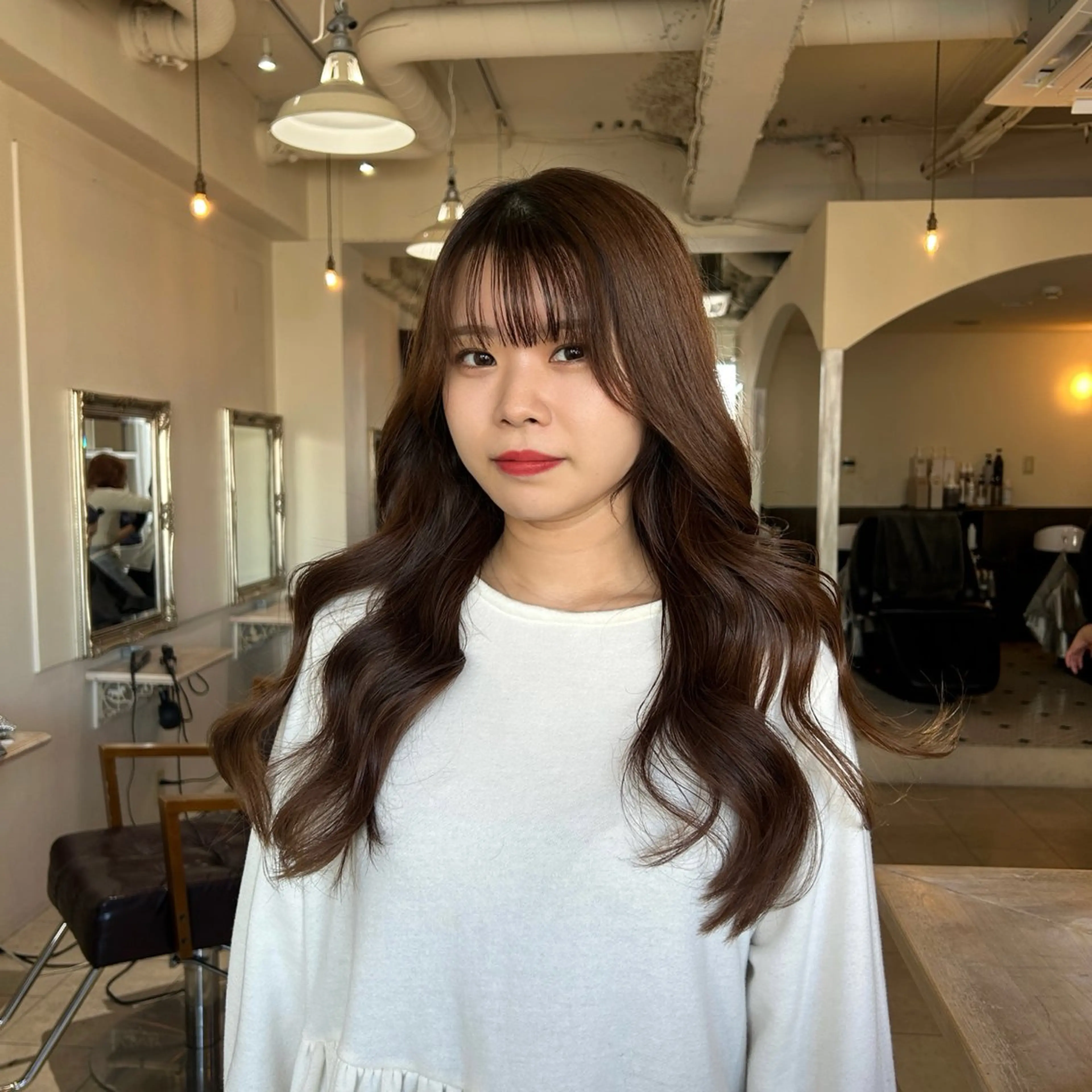 ロング ヘアセット Maho/海外 レイヤー/ハッシュのヘアスタイル