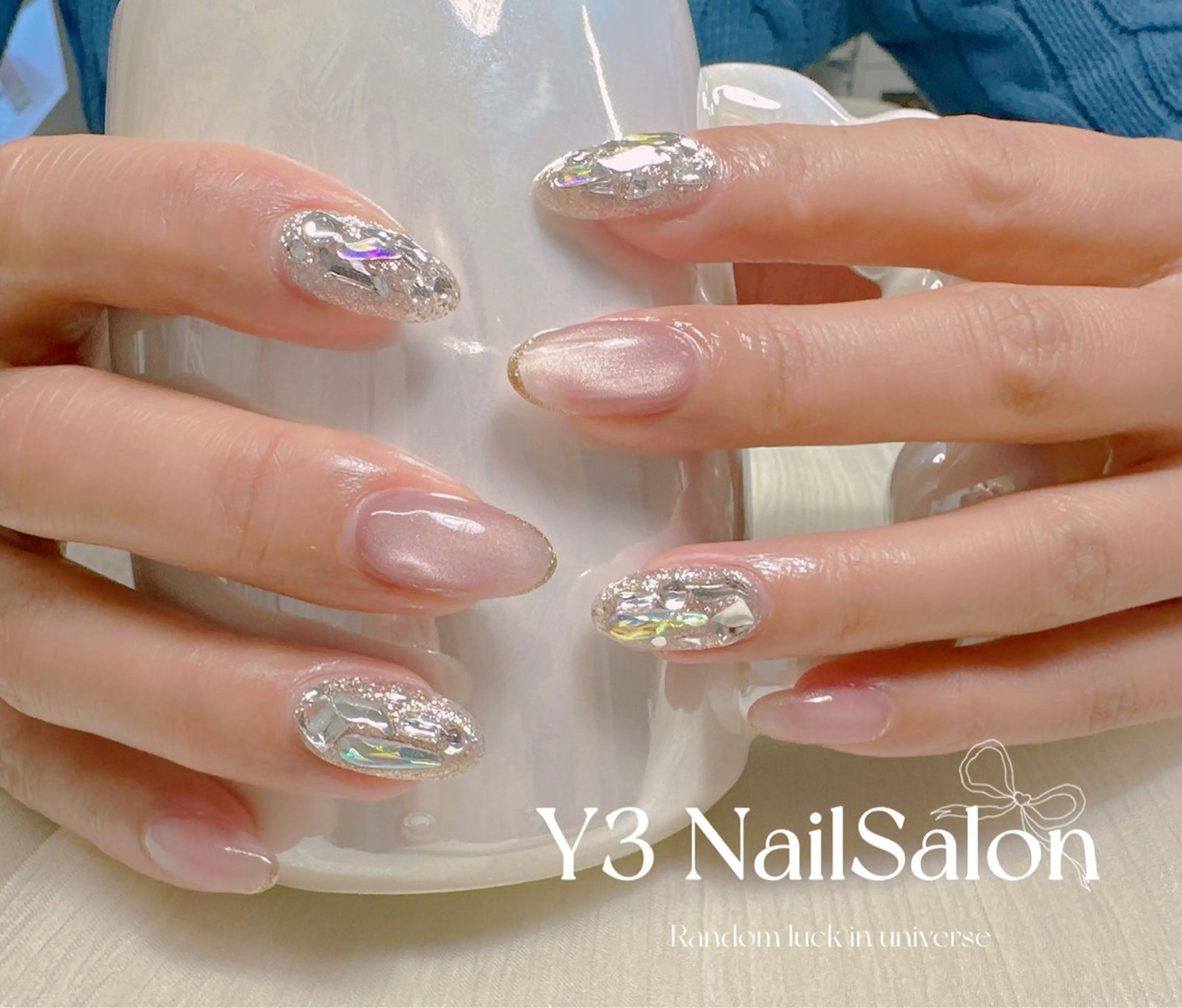 ネイル ジェルネイル マグネットネイル ソフトジェル Y3 Nail Salon所属・Y3 NailSalonのネイルデザイン