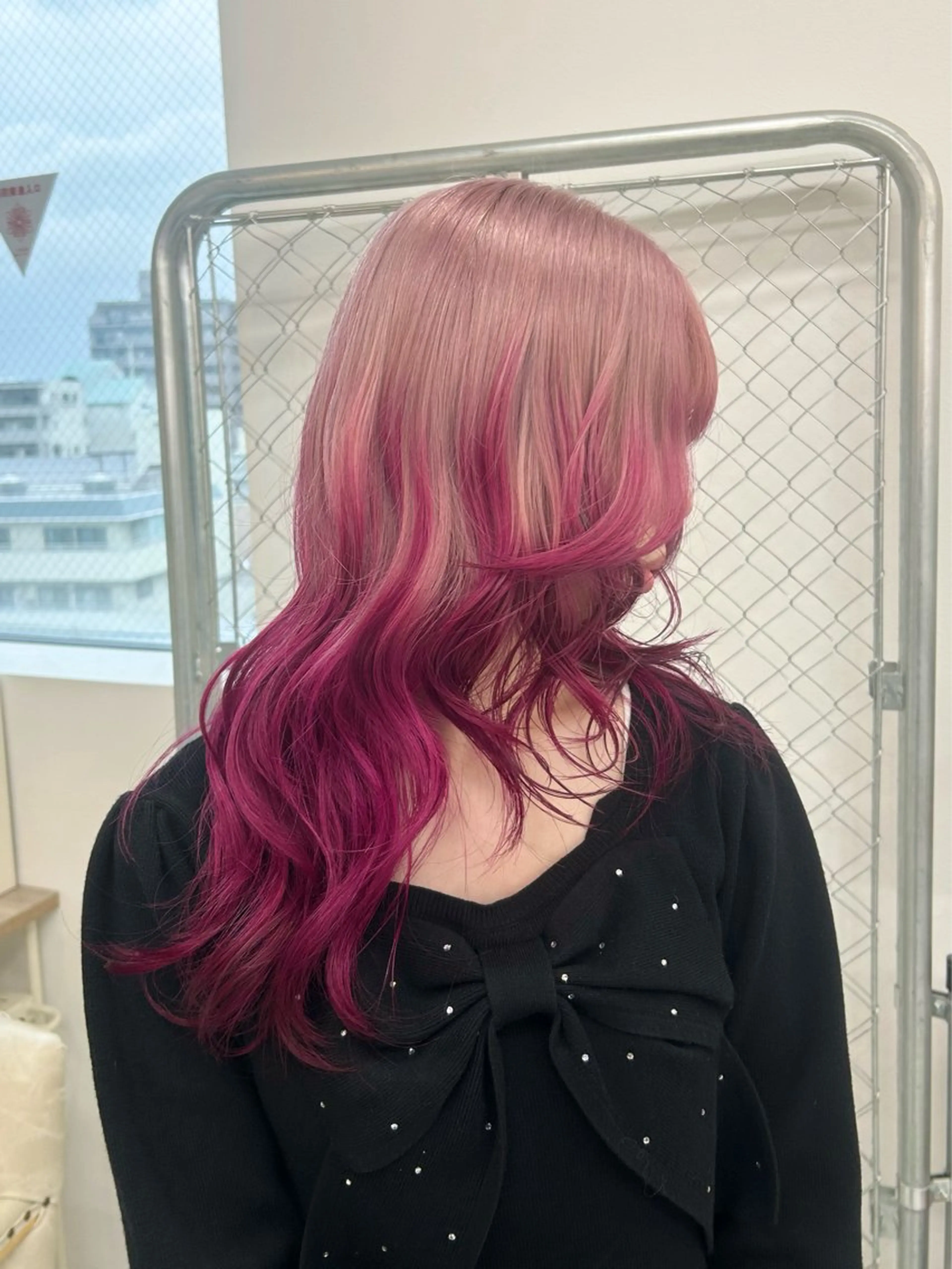 ロング カラー ヘアカラー 🥀YUIHA🥀 テザインカラー♥のヘアスタイル