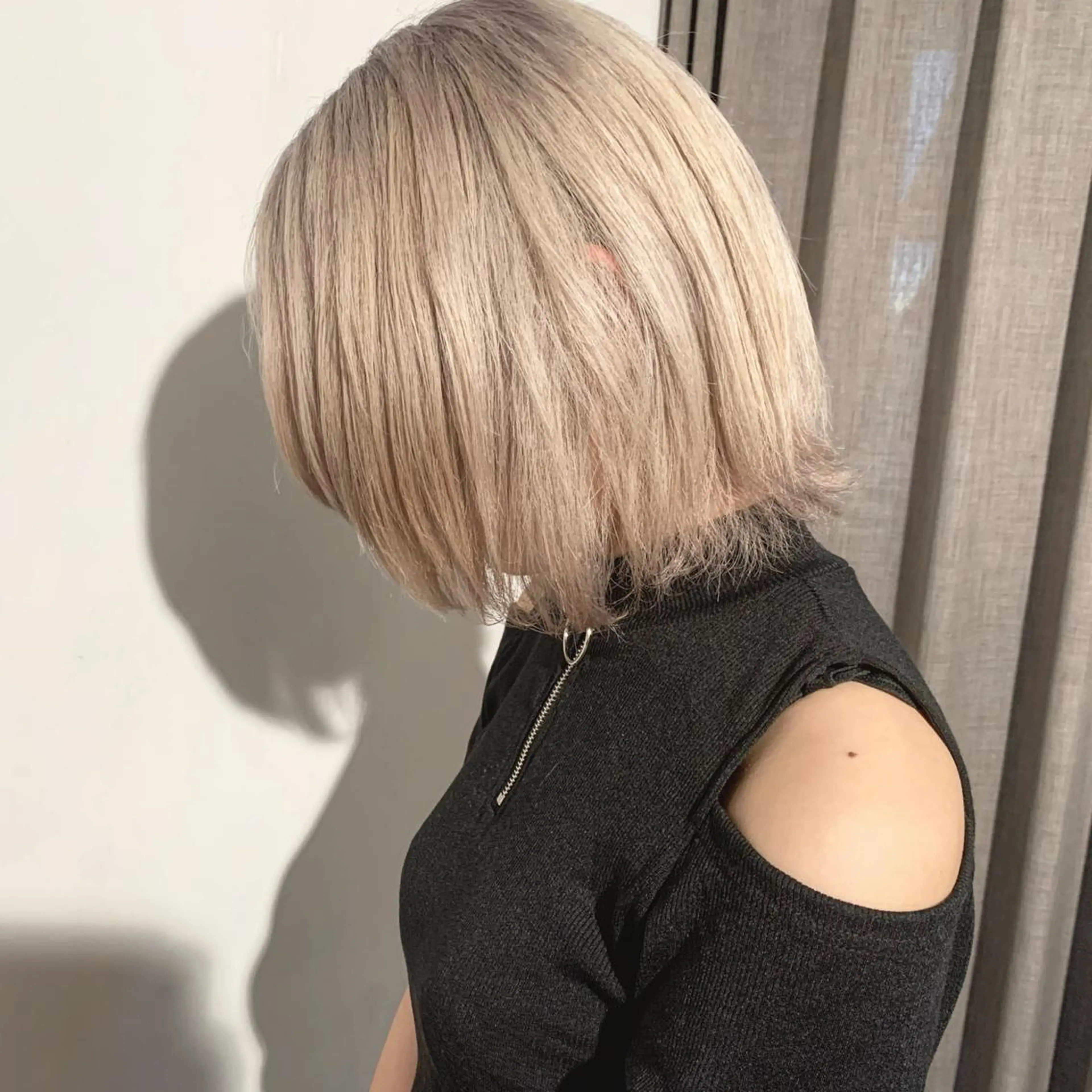 ミディアム カラー ヘアカラー トリートメント ヘアセット ✨艶ブリーチカラー ✨四ノ宮裕己のヘアスタイル