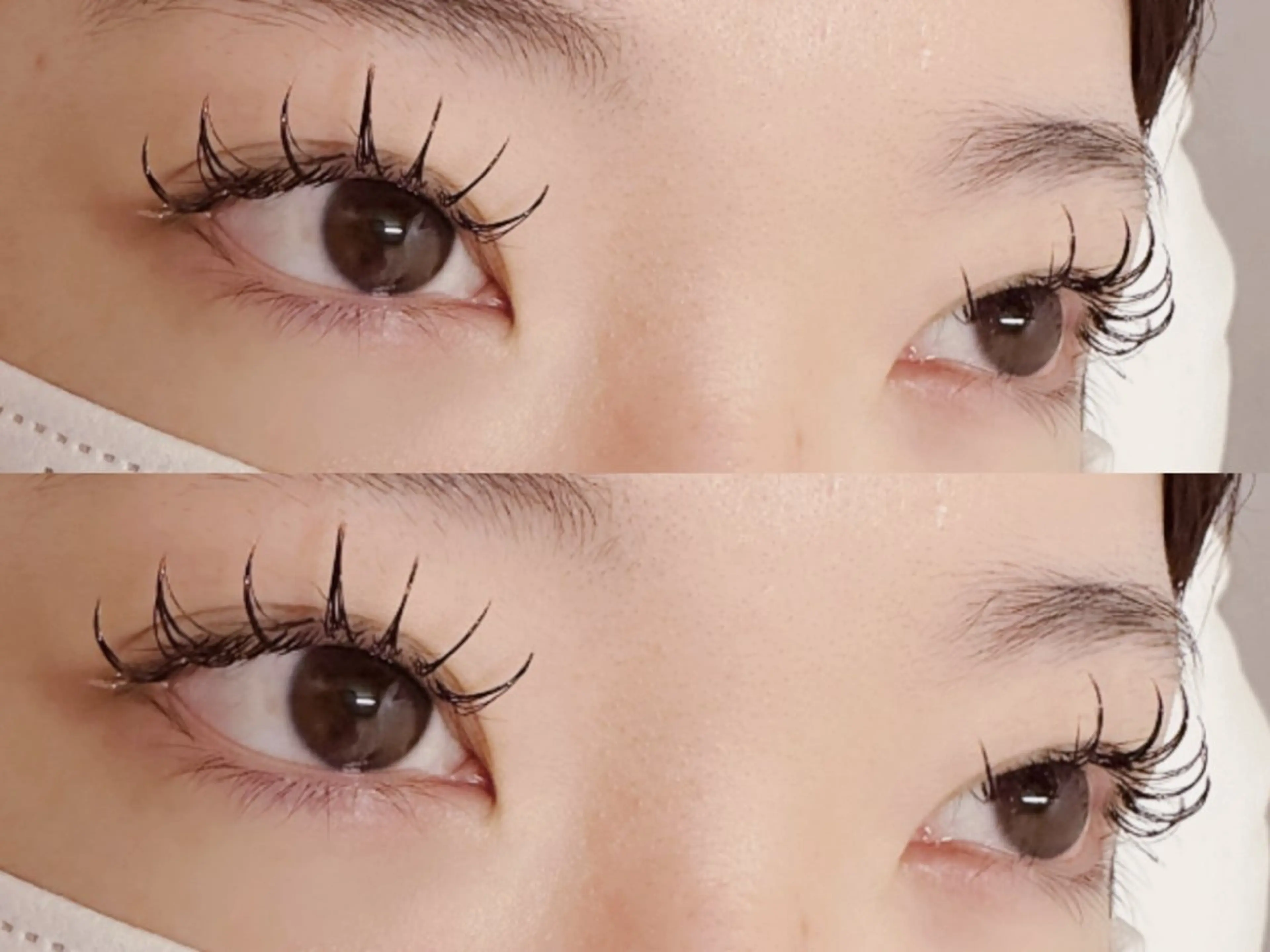 マツエク・マツパ フラットラッシュ nico TAKARAMOTOのマツエク・マツパデザイン