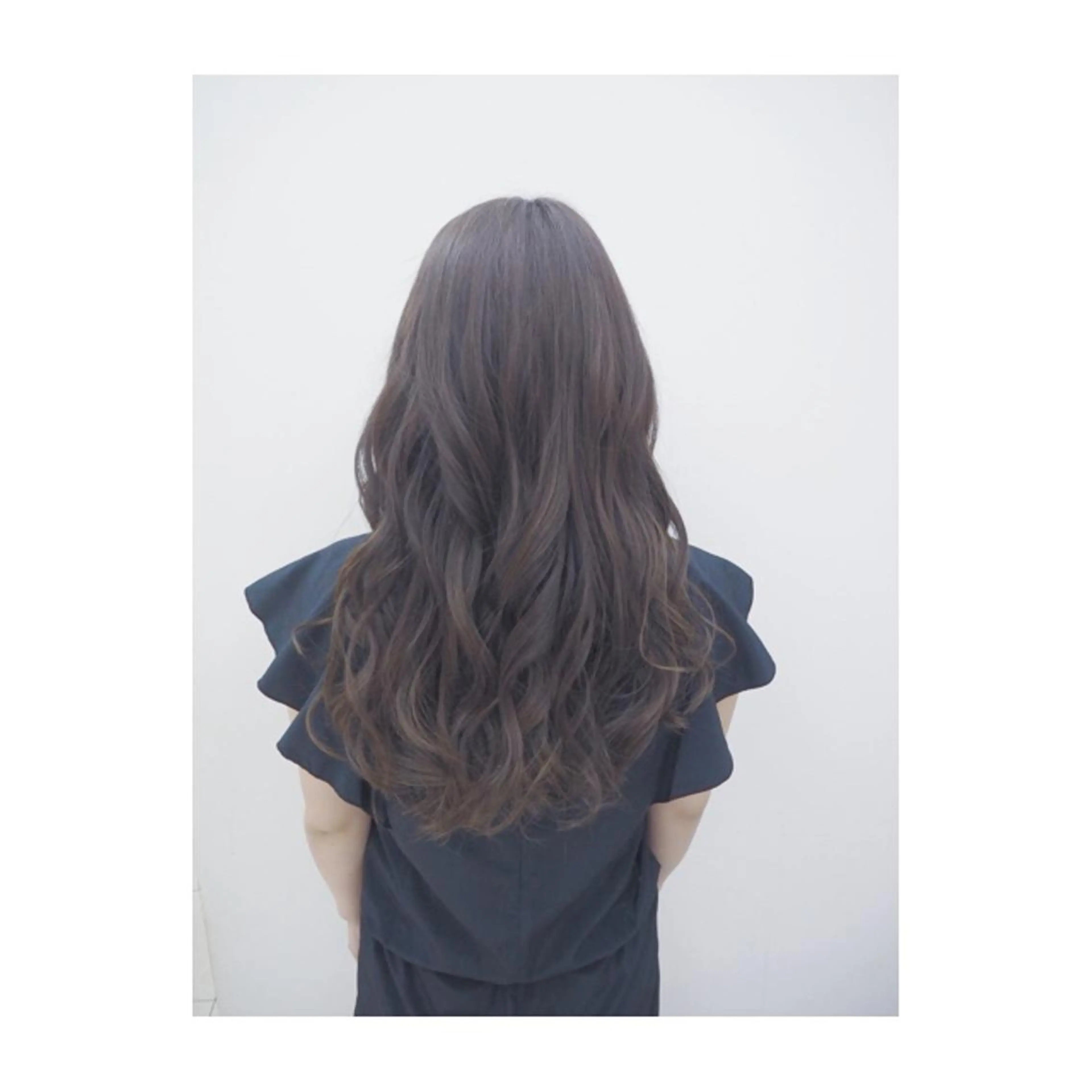 ロング カラー 永岡 鉄平のヘアスタイル