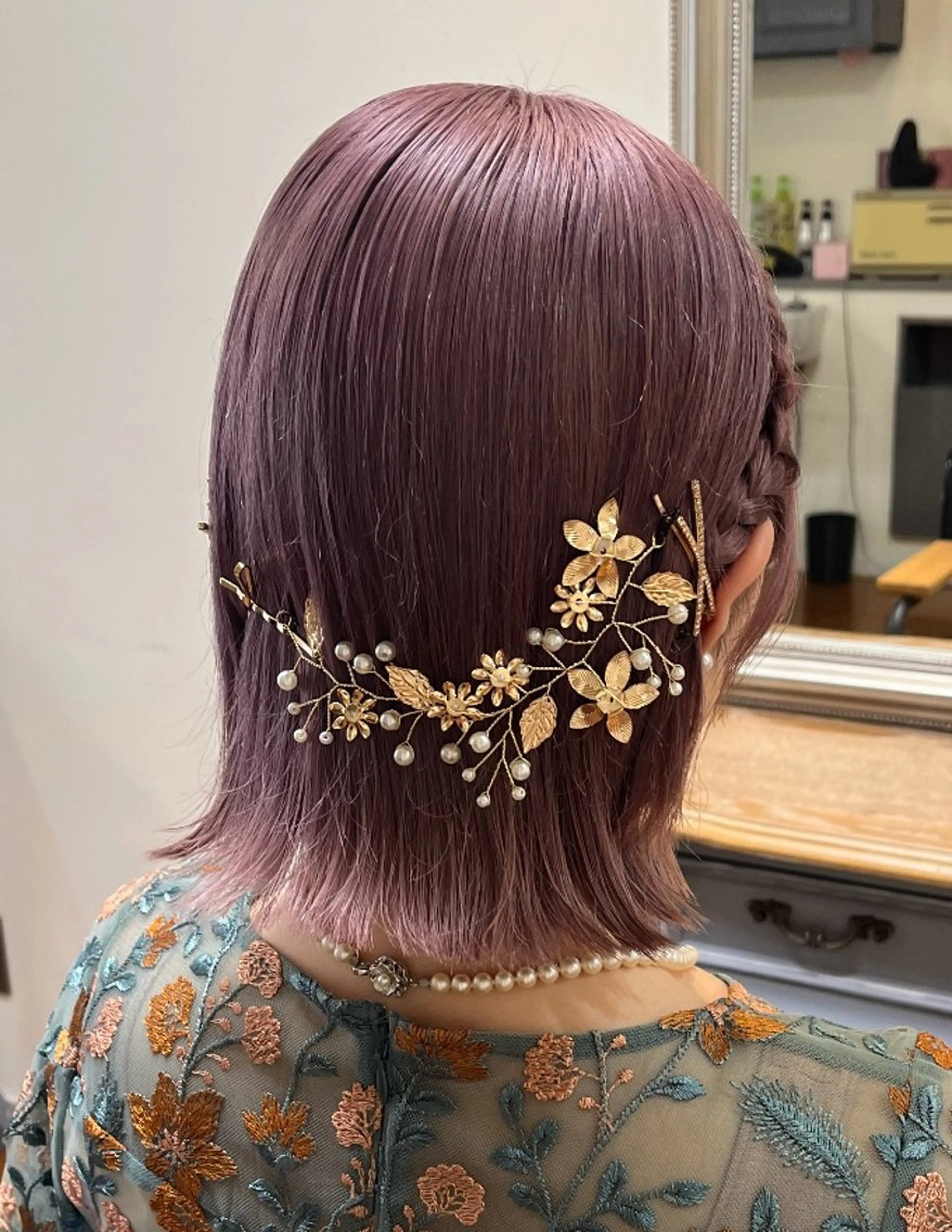 ミディアム 君山 希美のヘアスタイル