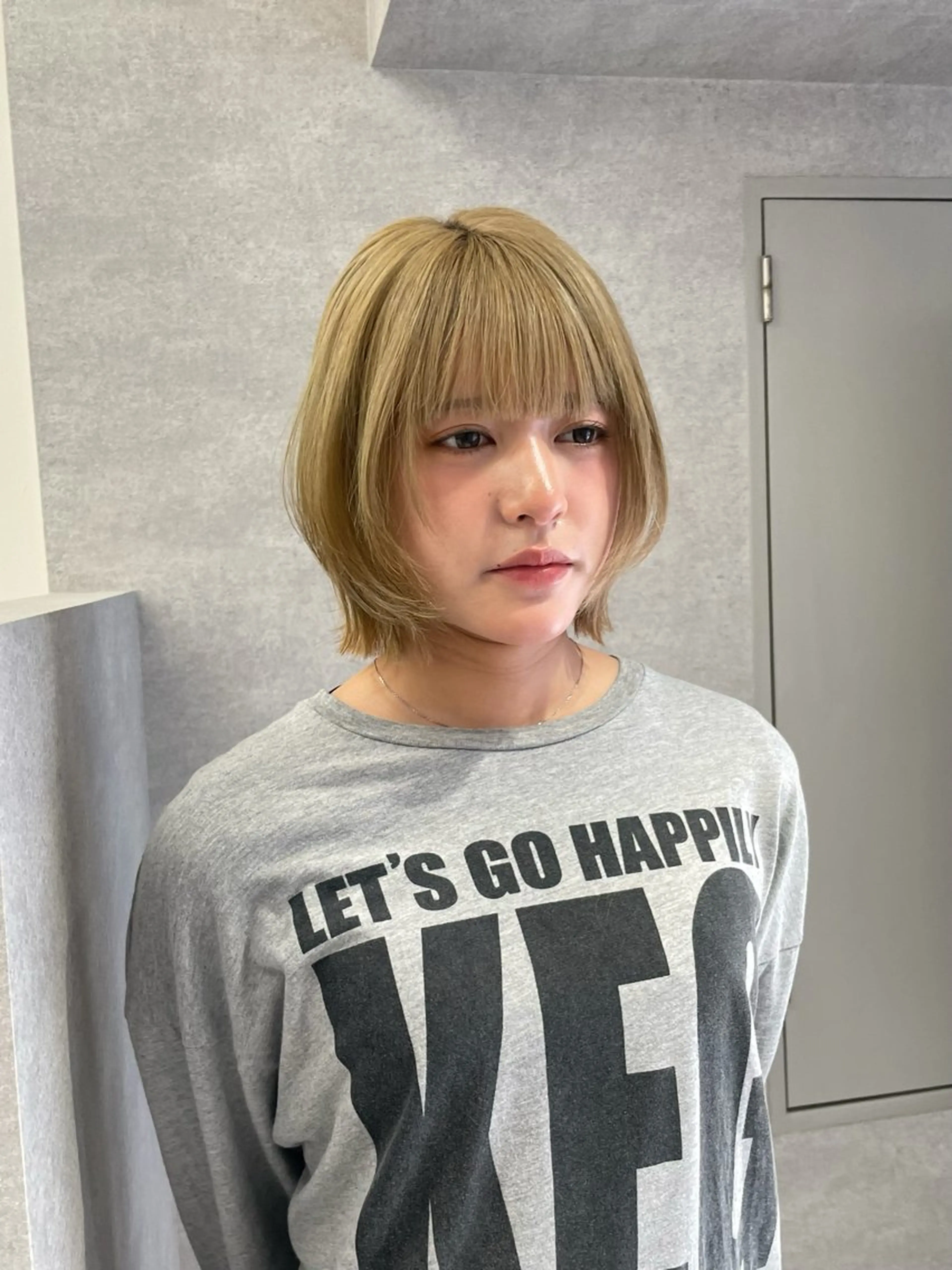 ショート ボブレイヤー ボブ レイヤーカット カット 愛華 【geep】のヘアスタイル