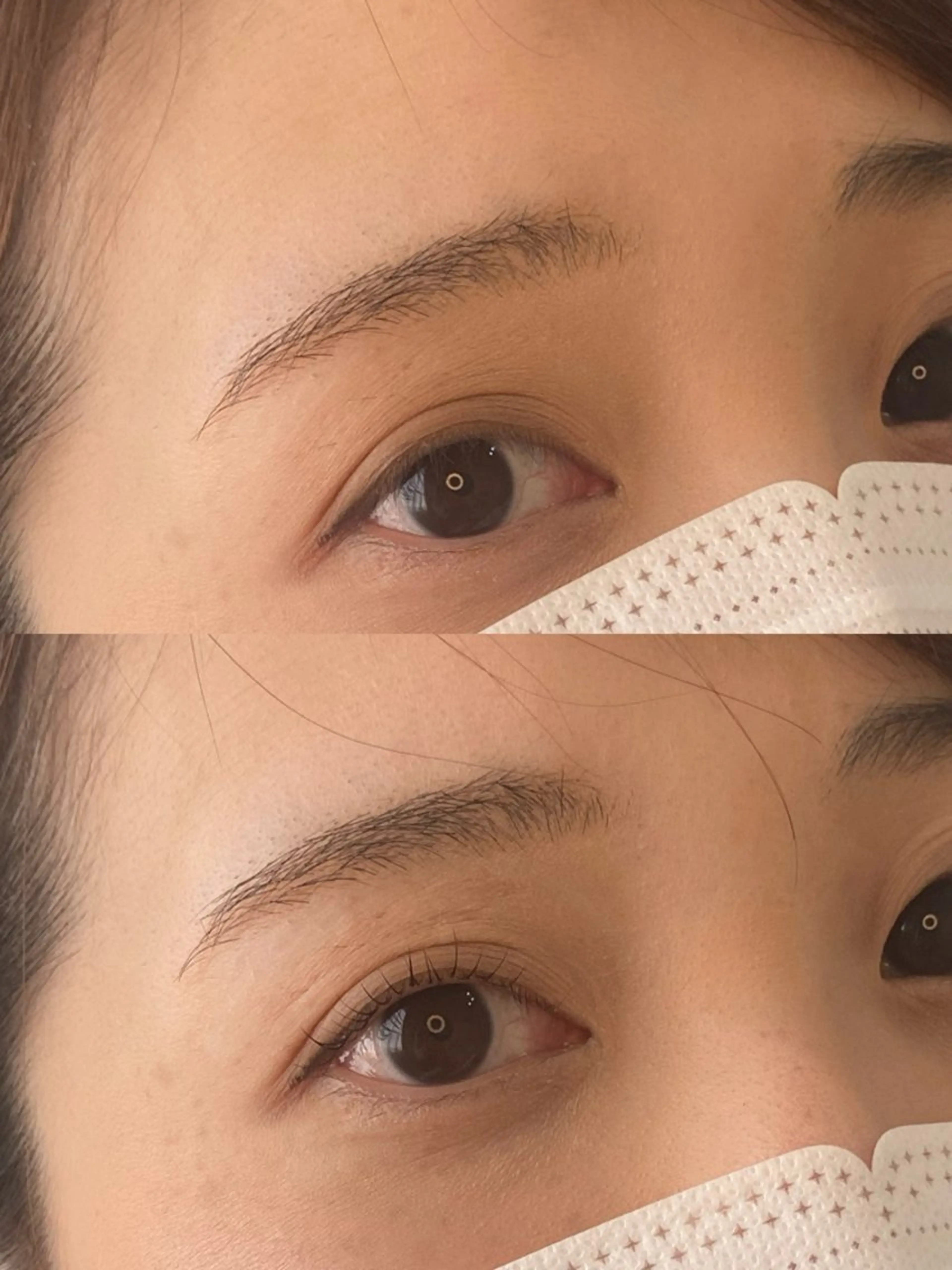 マツエク・マツパ Cカール キュート WHITE EYE 崎山の眉毛・アイブロウイメージ